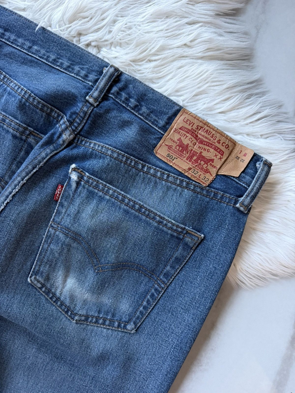 Levi's Levi's 501 Vintage Distressed Denim W32 L32 Y2K Avantgarde Size US 32 / EU 48 - 10 Thumbnail