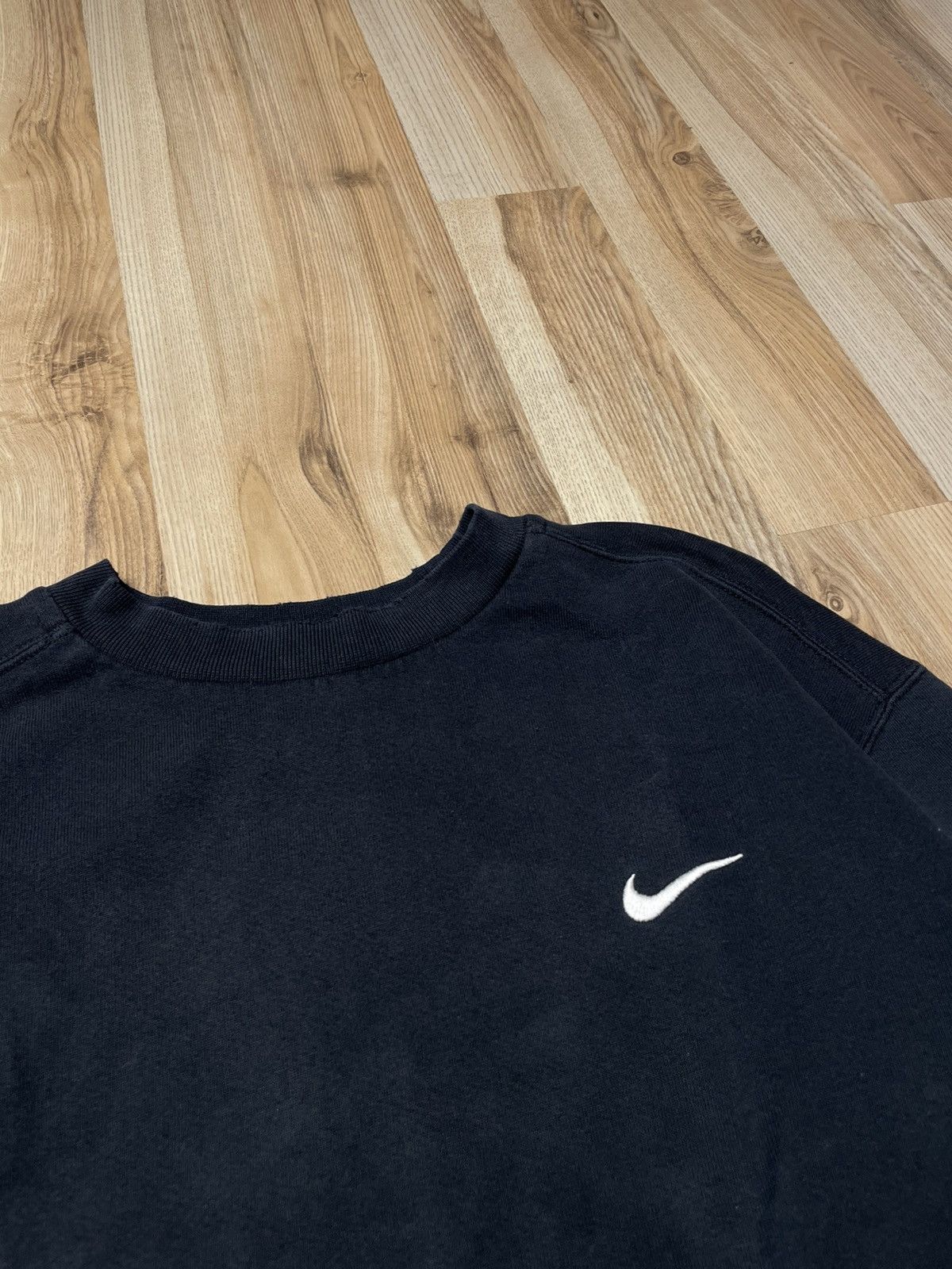 Nike × Vintage Nike Vintage Basic Sweatshirt Distressed Faded Size US M / EU 48-50 / 2 - 2 Thumbnail