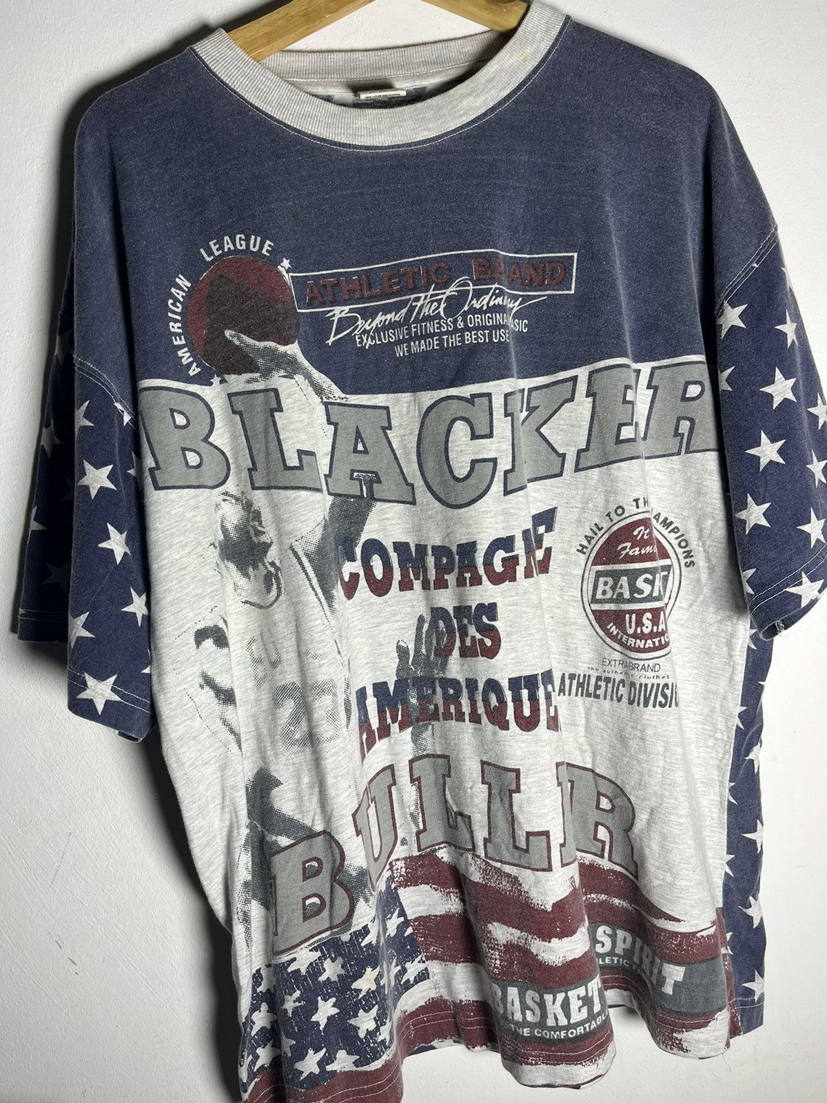 NBA × Vintage Vintage Over Print NBA BLACKER BULLER Size US L / EU 52-54 / 3 - 2 Thumbnail