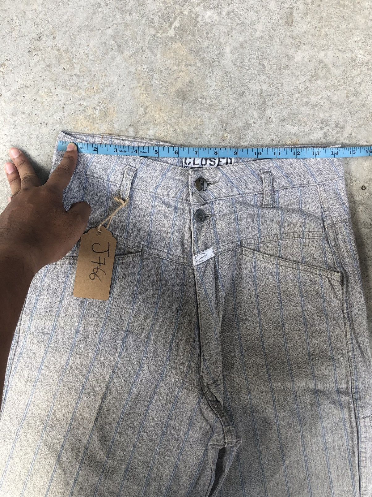 CLOSED × Marithe + Francois Girbaud Marithe Francois Girbaud Baggy Jeans Hip Hop Stripe Jeans Size US 28 / EU 44 - 17 Thumbnail