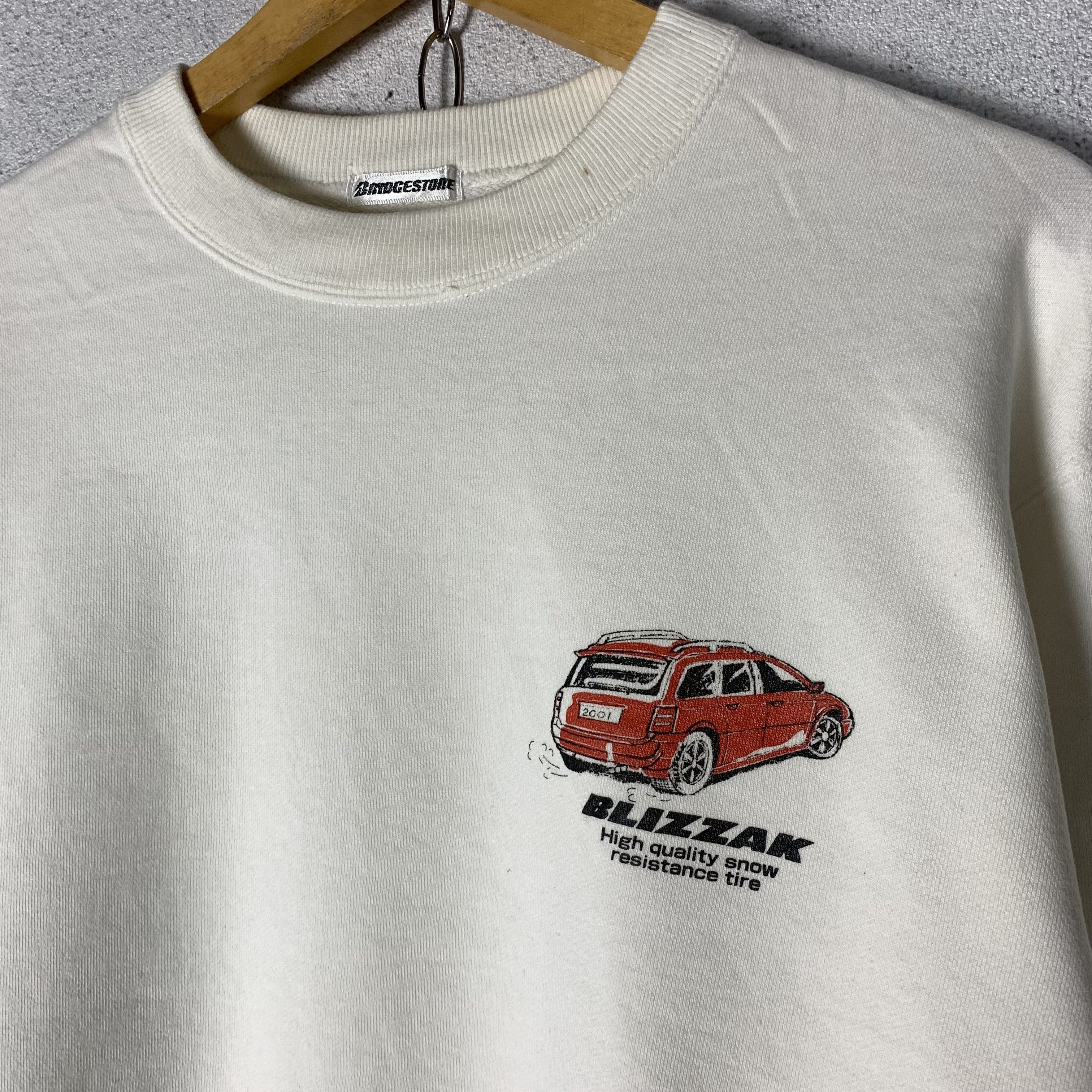 Japanese Brand Vintage Blizzak Bridgestone Sweatshirt Crewneck Size US M / EU 48-50 / 2 - 2 Thumbnail
