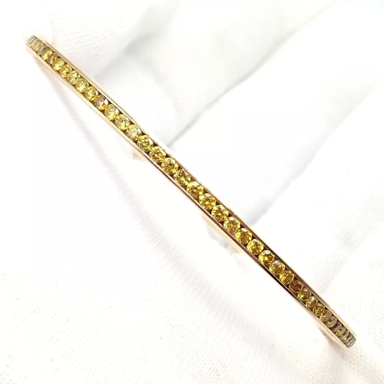 Jacob & Co. Jacob & Co 18k Full 3.5ctw Diamond Bangle Bracelet Size ONE SIZE - 10 Thumbnail