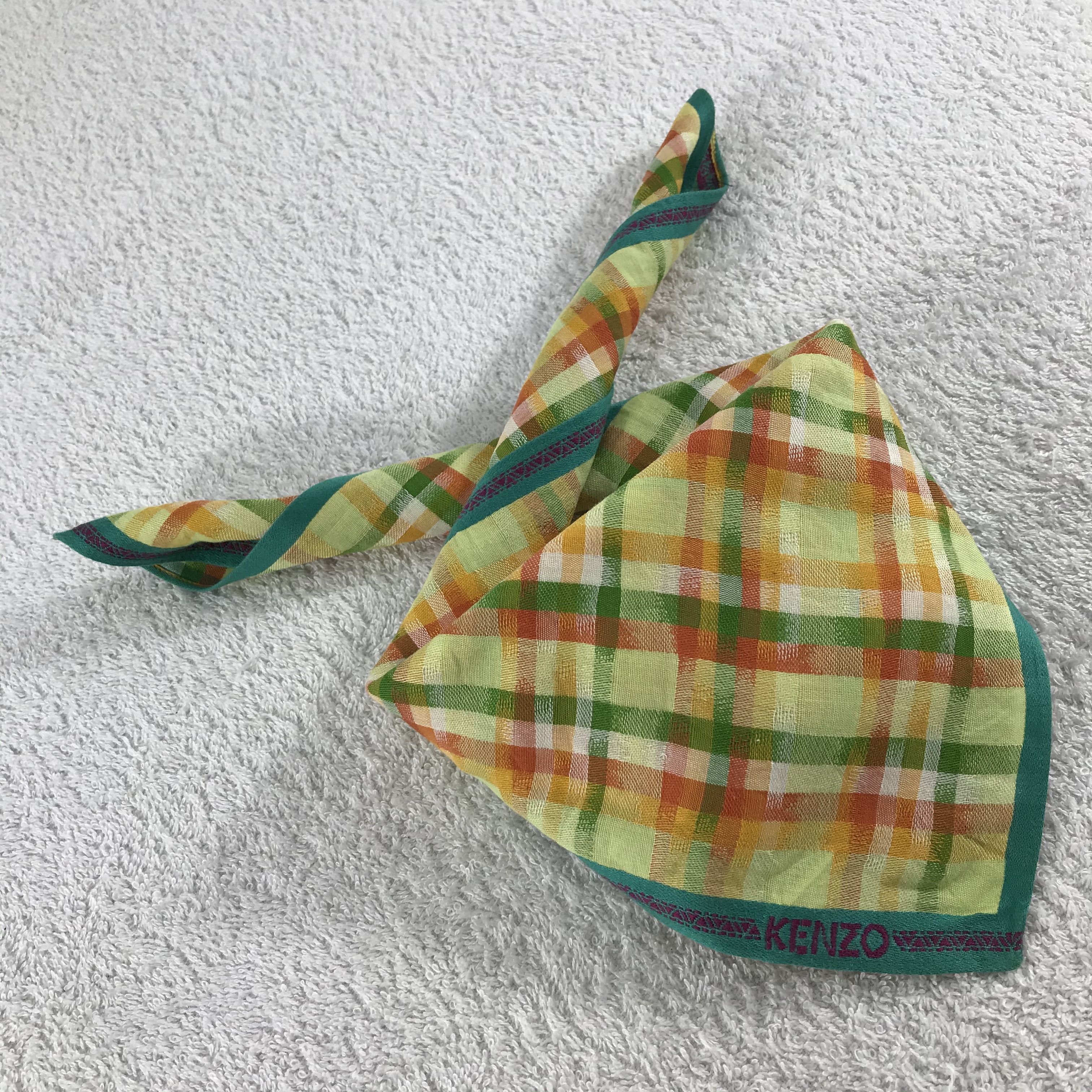 Kenzo × Vintage Kenzo Bandana / Handkerchief / Neckerchief - S271 Size ONE SIZE - 4 Thumbnail