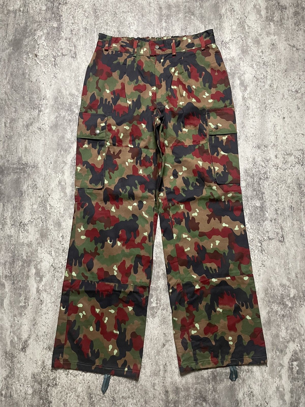 Japanese Brand M83 Swiss Field Camo Pants Size US 32 / EU 48 - 1 Thumbnail
