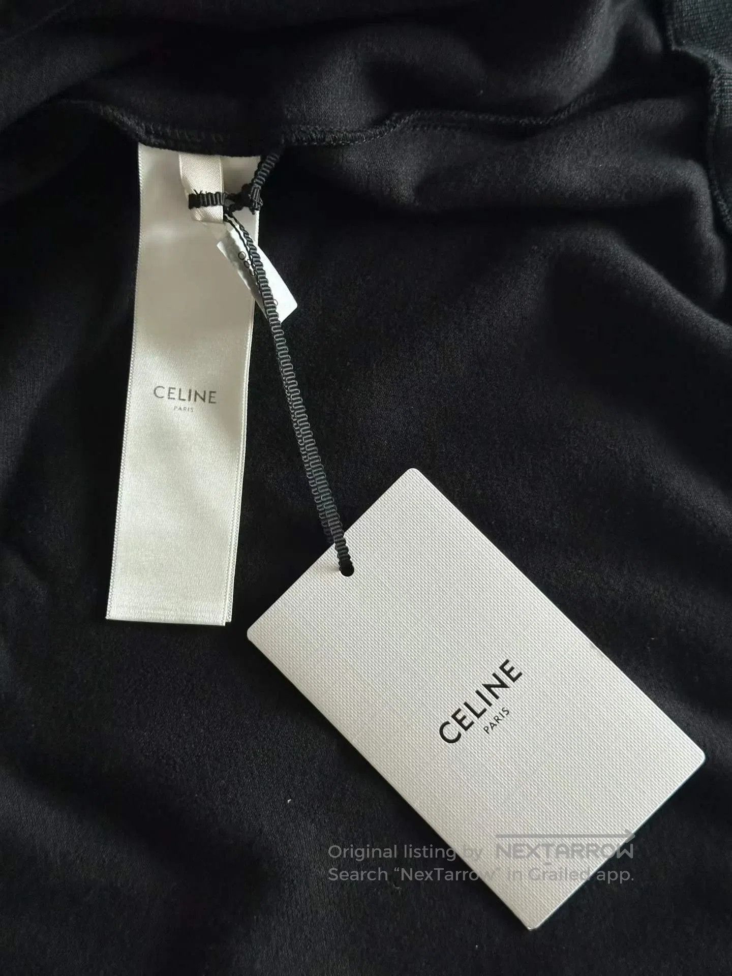Celine CELINE Black Velvet Hooded Jacket| Size US XL / EU 56 / 4 - 4 Thumbnail