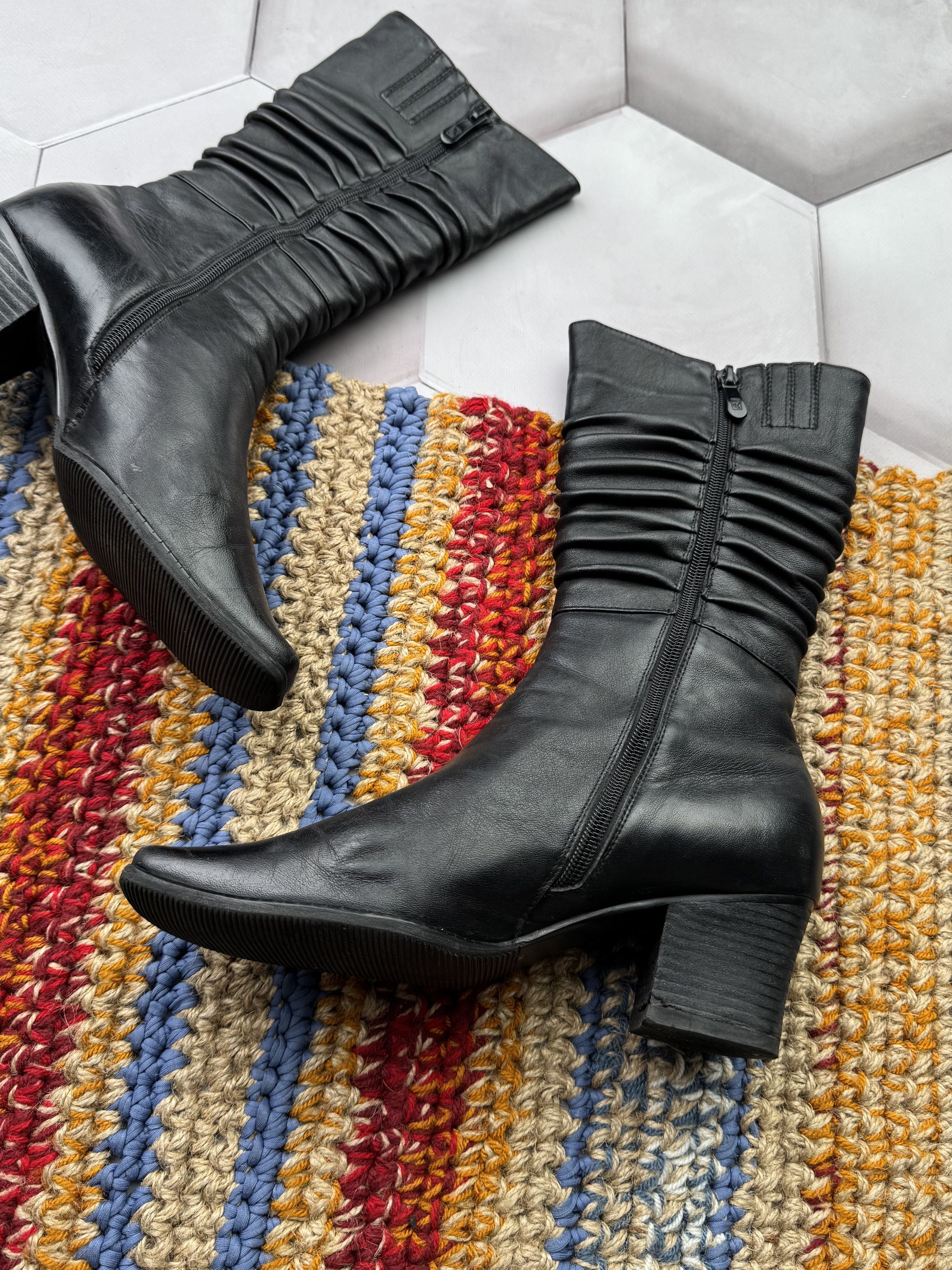 Japanese Brand Vintage Leather Boots Size US 7 / IT 37 - 7 Thumbnail