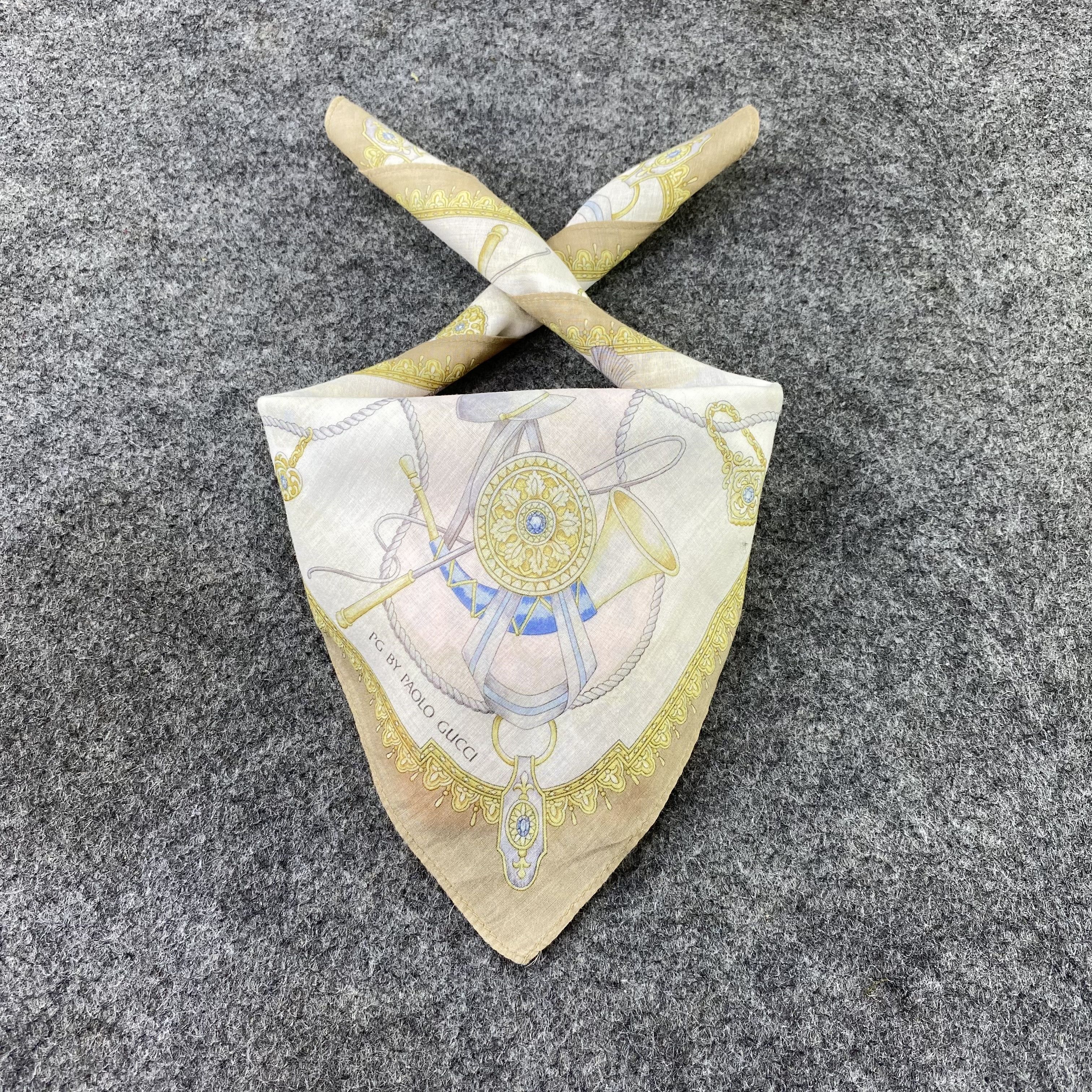 Paolo Gucci PG By Paolo Gucci Handkerchief / Bandana / Neckerchief-B555 Size ONE SIZE - 2 Thumbnail