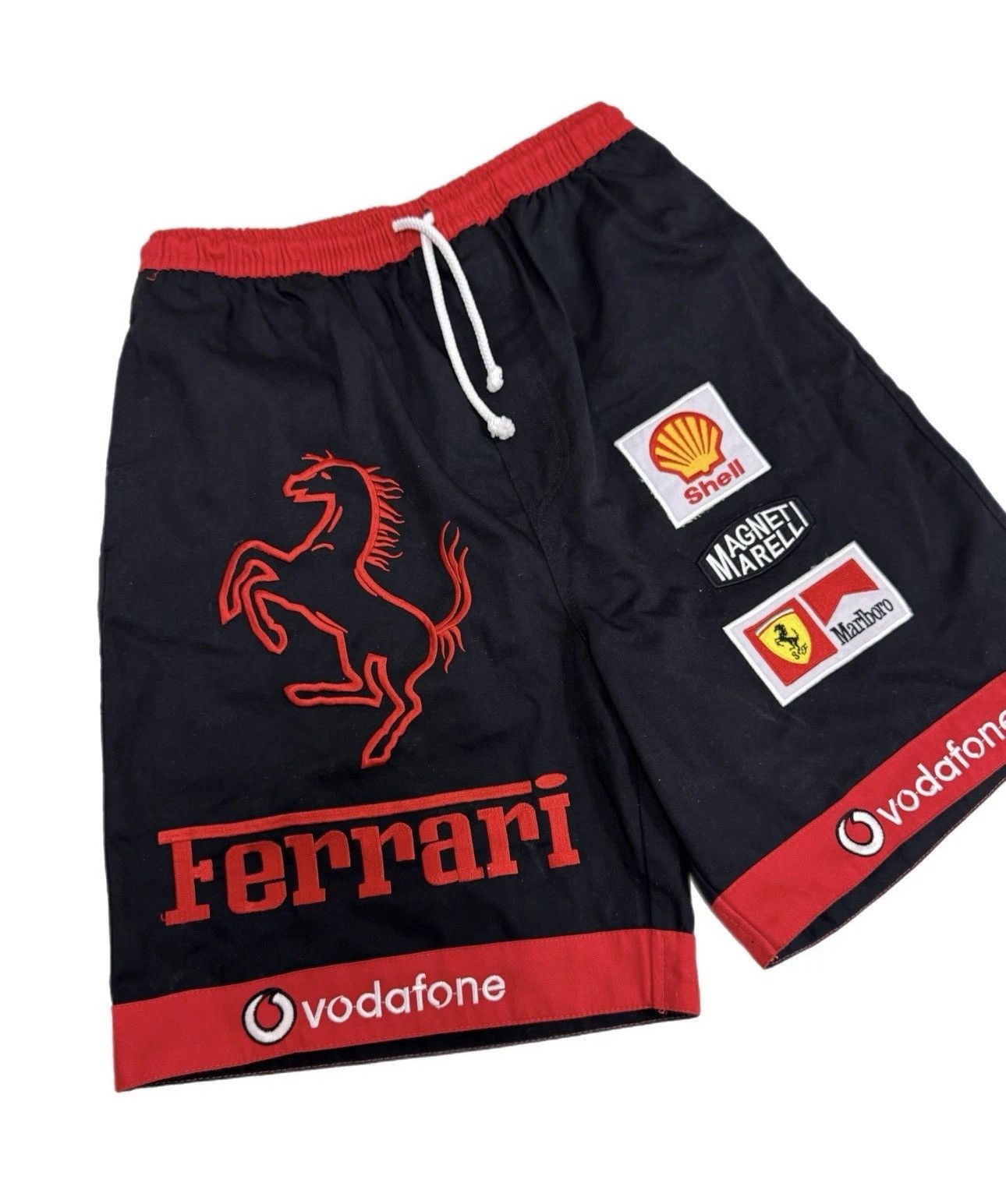 Ferrari Vintage Ferrari Vodafone Shell Marlboro 90S Red Shorts Size US 32 / EU 48 - 3 Thumbnail