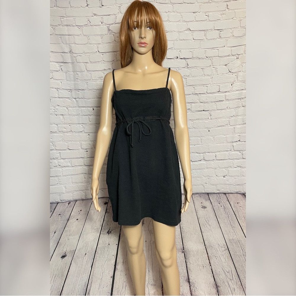 Free People NWT New Free People FP Beach Black Cotton Mini Dress Size M Size M / US 6-8 / IT 42-44 - 3 Thumbnail