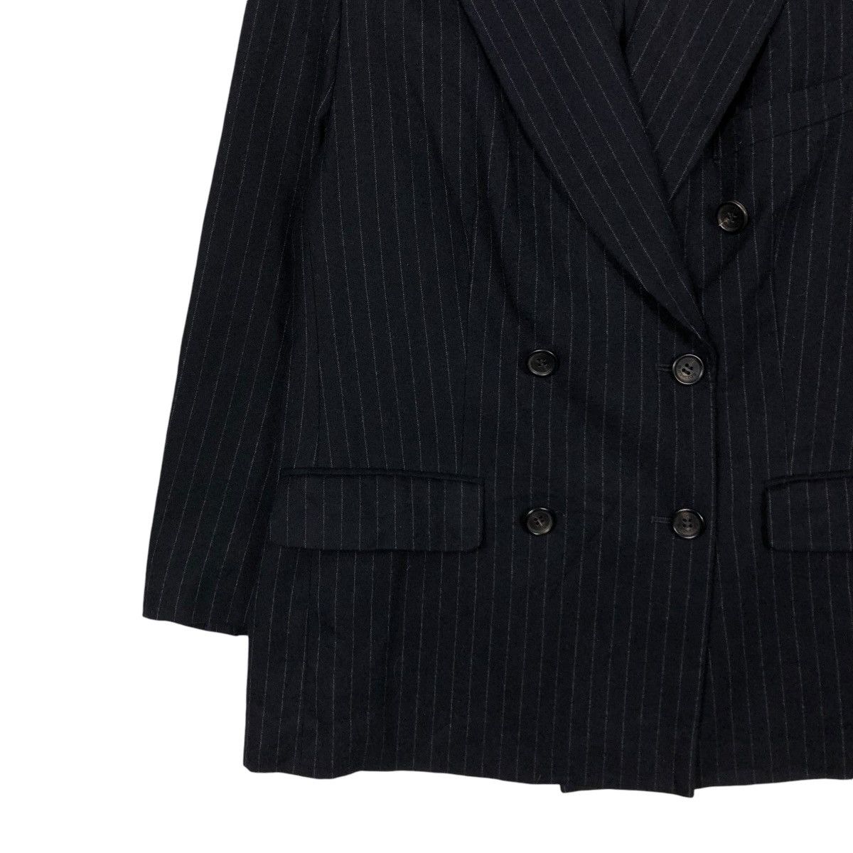 Burberry 🔥VINTAGE BURBERRYS COATS STRIPED DESIGN DOUBLE BREAST Size US M / EU 48-50 / 2 - 6 Thumbnail