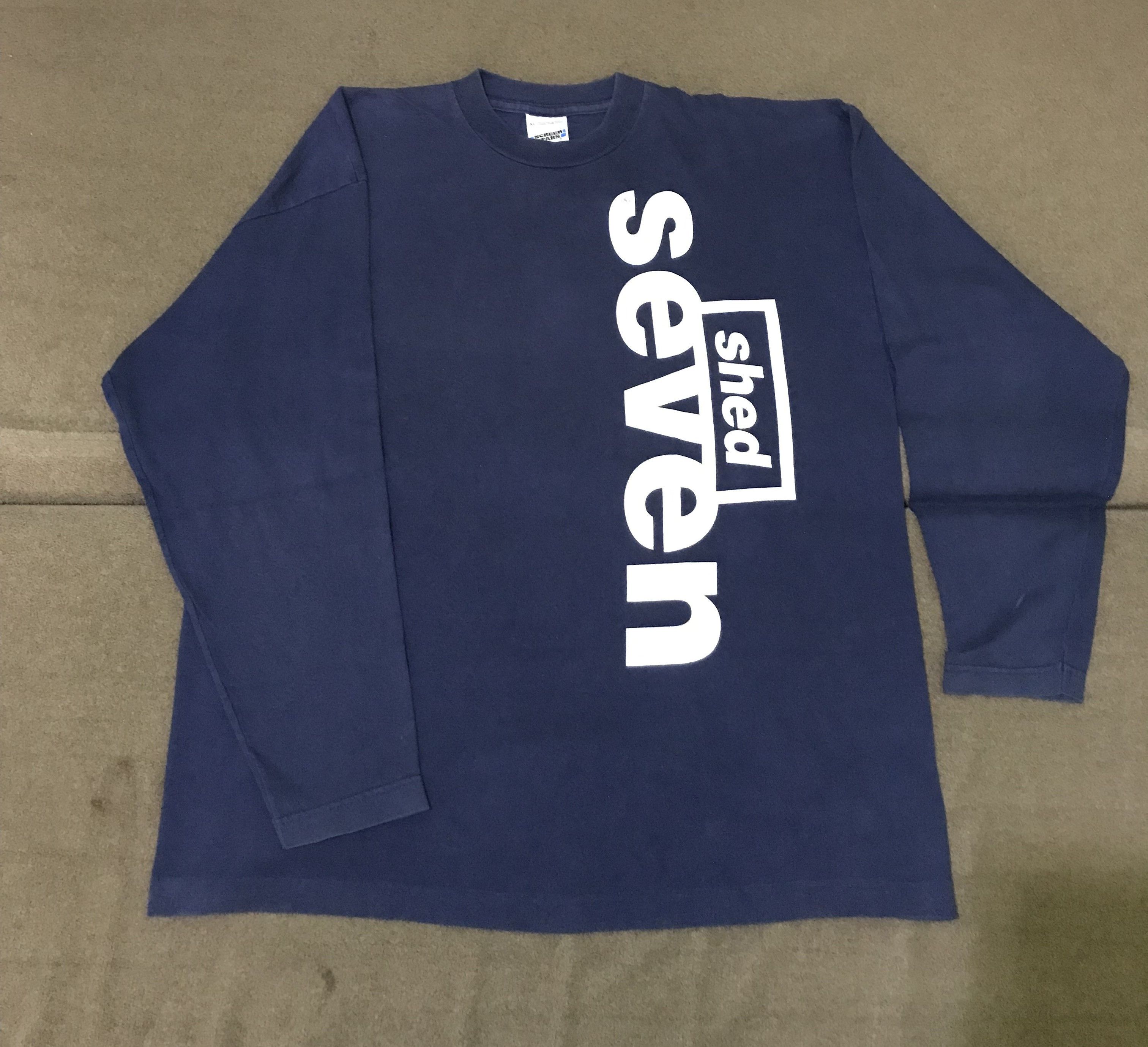 Band Tees Vintage shed seven Longsleeve britpop,pulp,the verve,oasis Size US XL / EU 56 / 4 - 1 Thumbnail