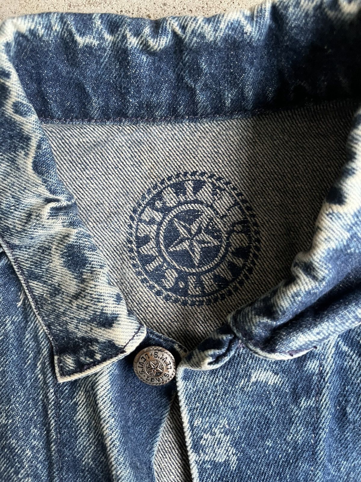 Levi's × Vintage Vintage Levi's Denim Jacket Rare Star logo Size S / US 4 / IT 40 - 6 Thumbnail