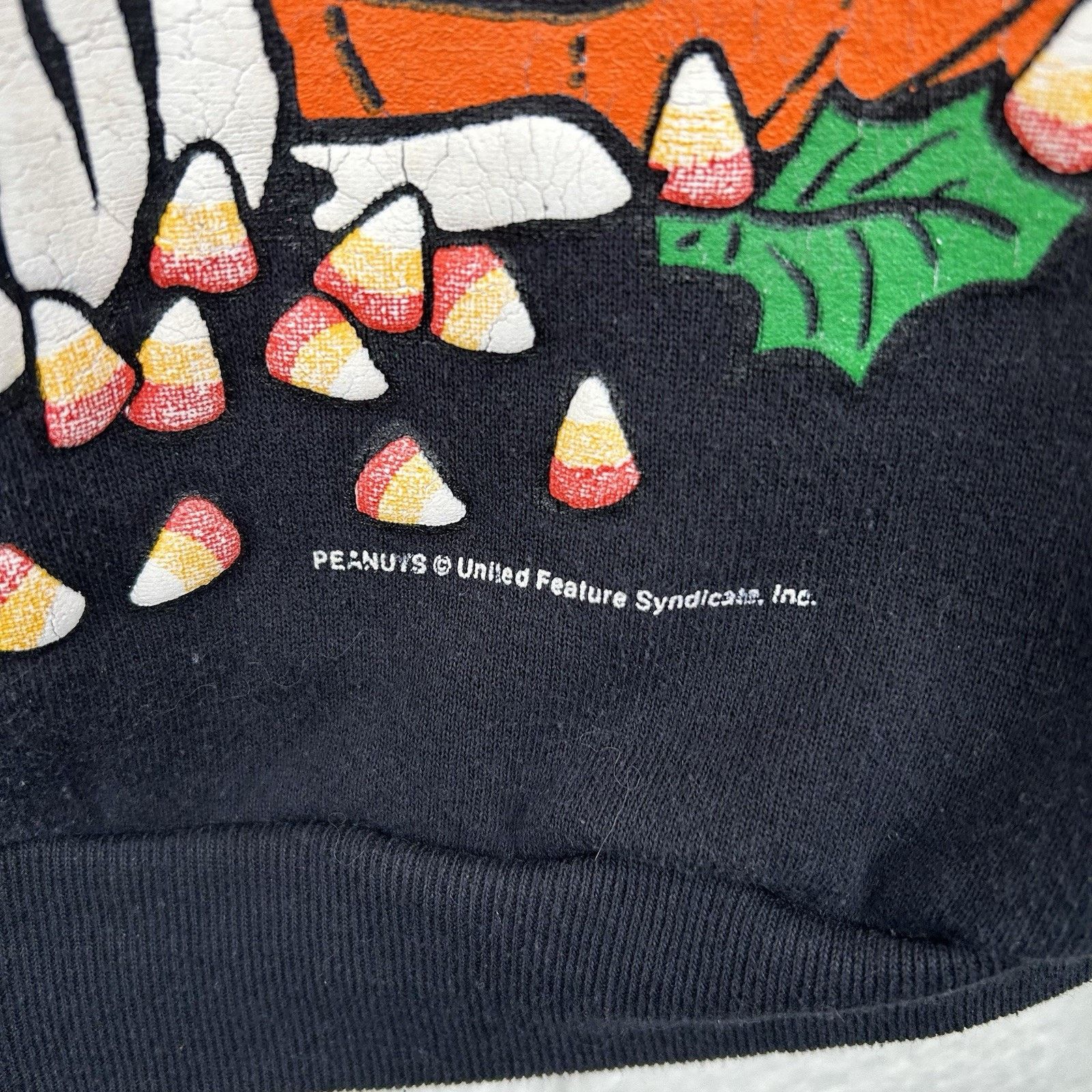Vintage Vintage 80’s Graphic Snoopy Halloween Black Crew Size Small Size US S / EU 44-46 / 1 - 4 Thumbnail