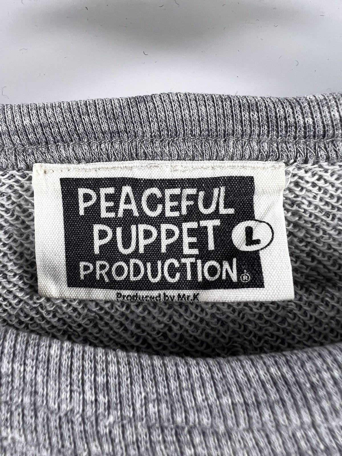 Anime × Cartoon Network × Japanese Brand 🔥 Peaceful Puppet Production Roundneck Sweatshirt - L Size US S / EU 44-46 / 1 - 7 Thumbnail