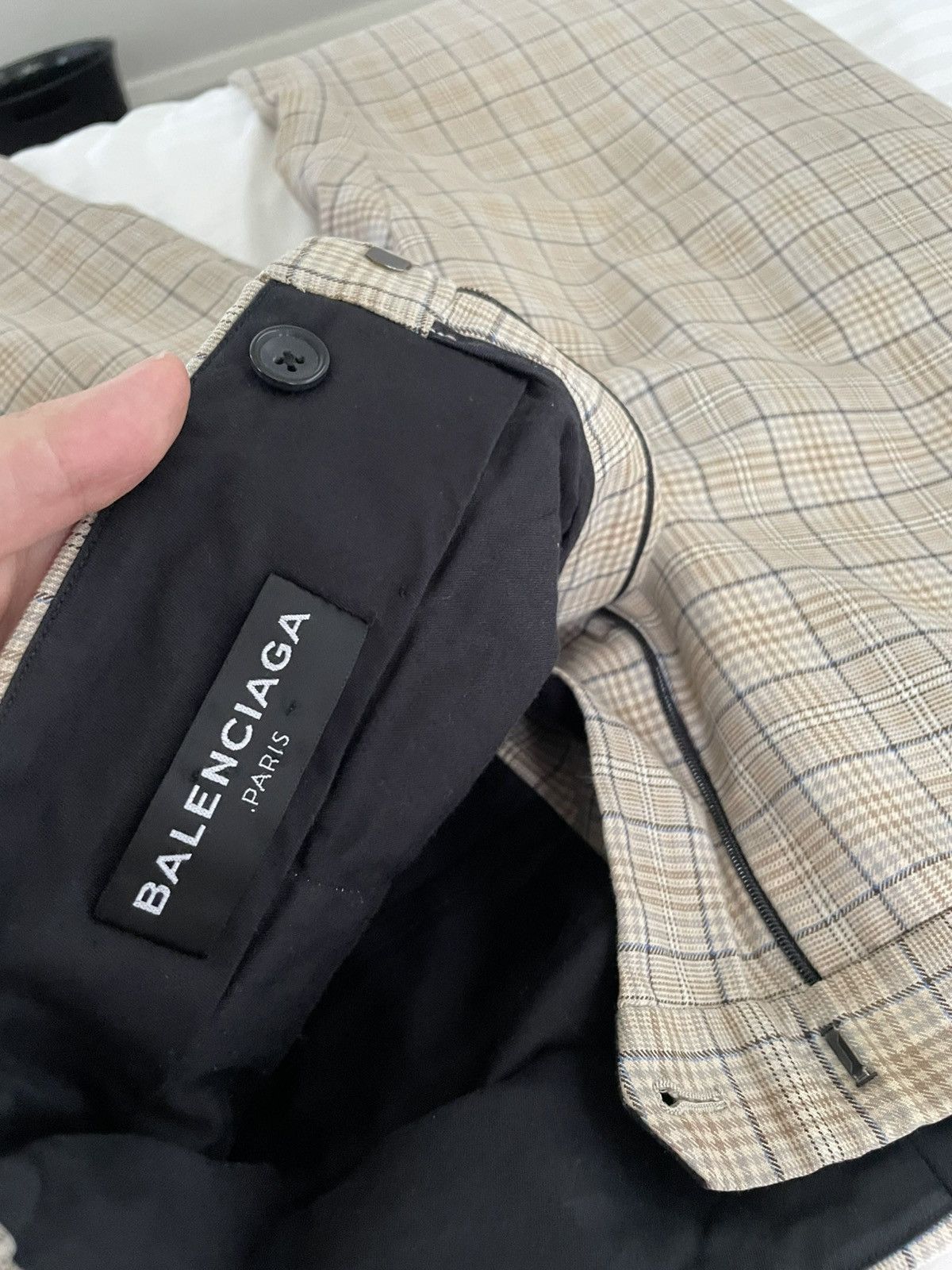 Balenciaga Balenciaga SS17 Prince of Wales Flared Pants Size US 32 / EU 48 - 6 Thumbnail