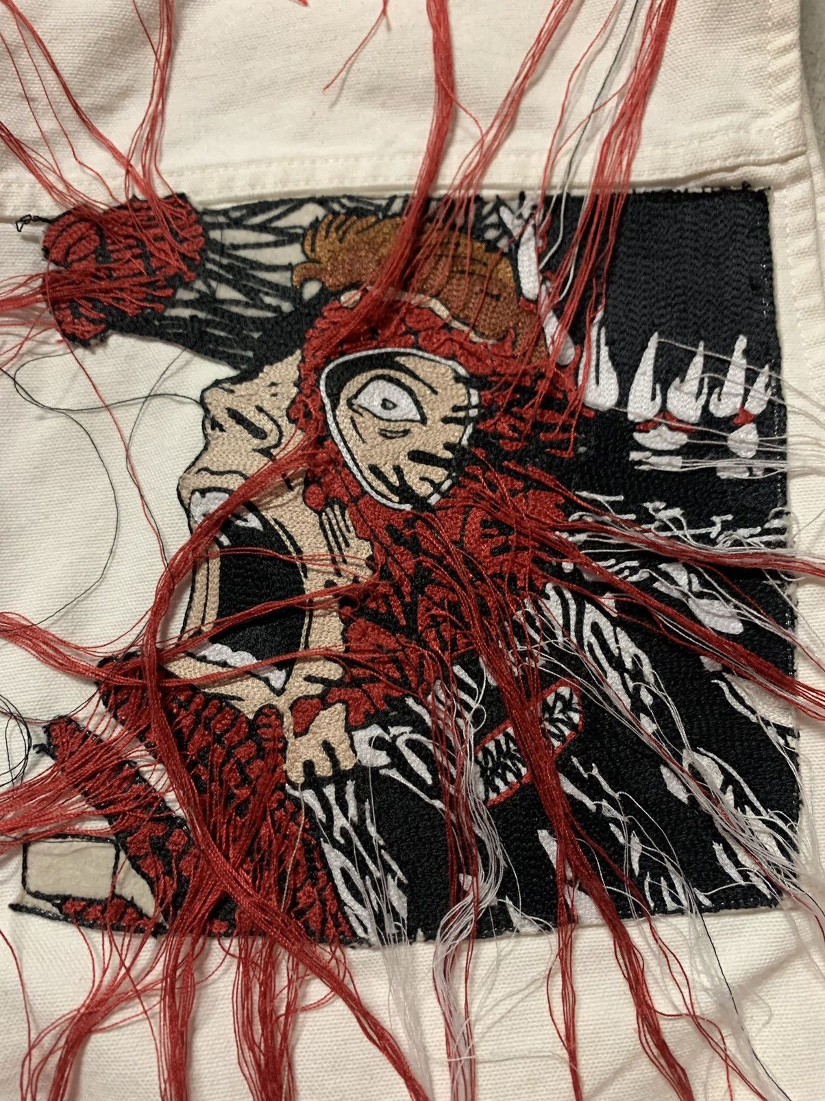 Carhartt × Handmade × Marvel Comics Carhartt Arctic veste x Venom chainstichembroidery Size US M / EU 48-50 / 2 - 4 Thumbnail
