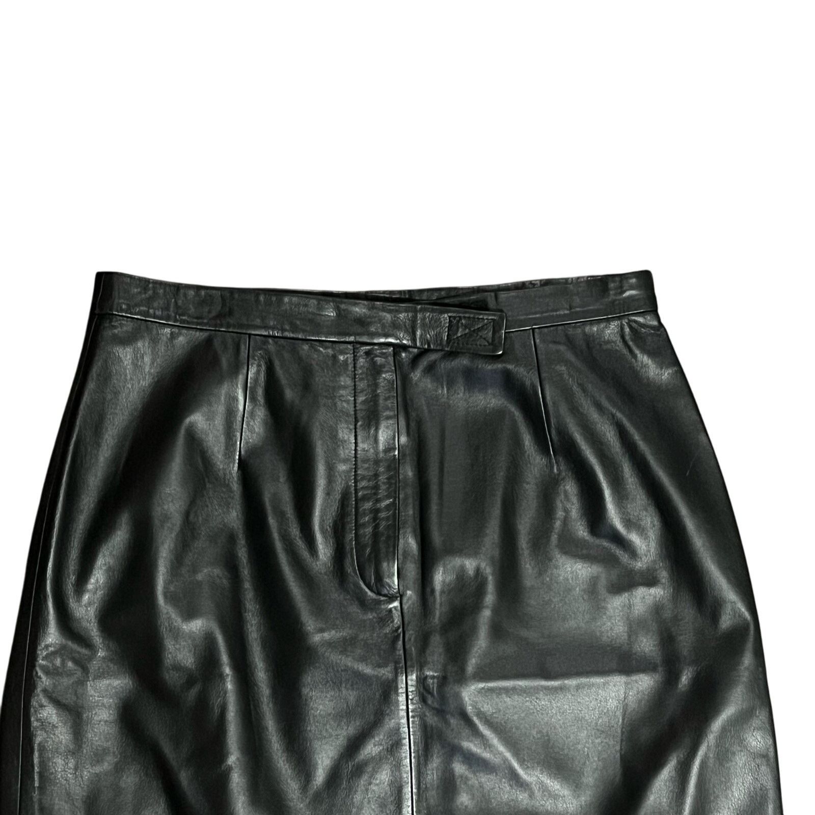 Other Apostrophe Black Leather Skirt Size 12 Size 30" / US 8 / IT 44 - 10 Thumbnail