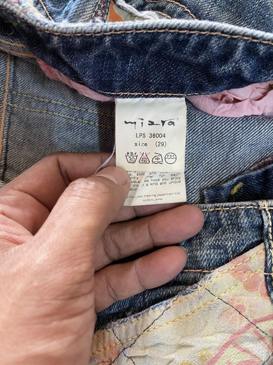 Japanese Brand × Mizra Jeans Kyoto Flare Jeans Mizra Manju Chrysanthemum Pattern Houndstooth Size US 30 / EU 46 - 6 Thumbnail