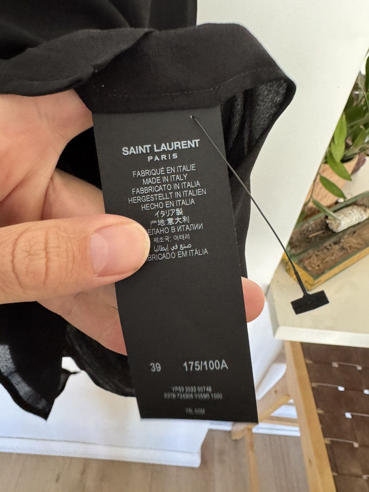Saint Laurent Paris Very Sheer Oversized Button Down Size US M / EU 48-50 / 2 - 5 Thumbnail