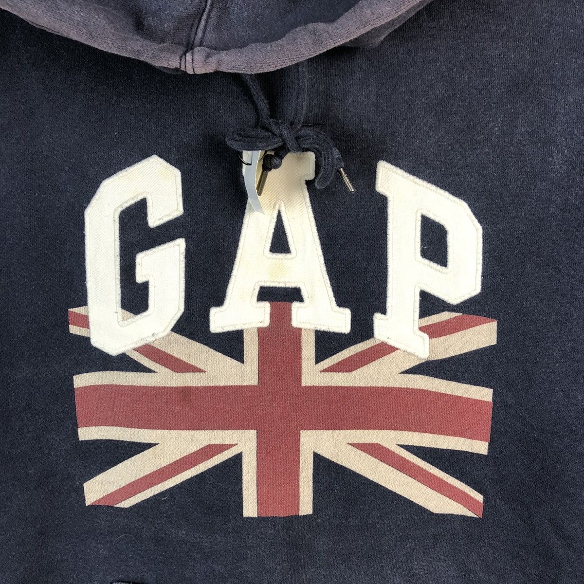 Gap Gap Britain Dark Blue faded Hoodie #A2300 Size US M / EU 48-50 / 2 - 9 Thumbnail