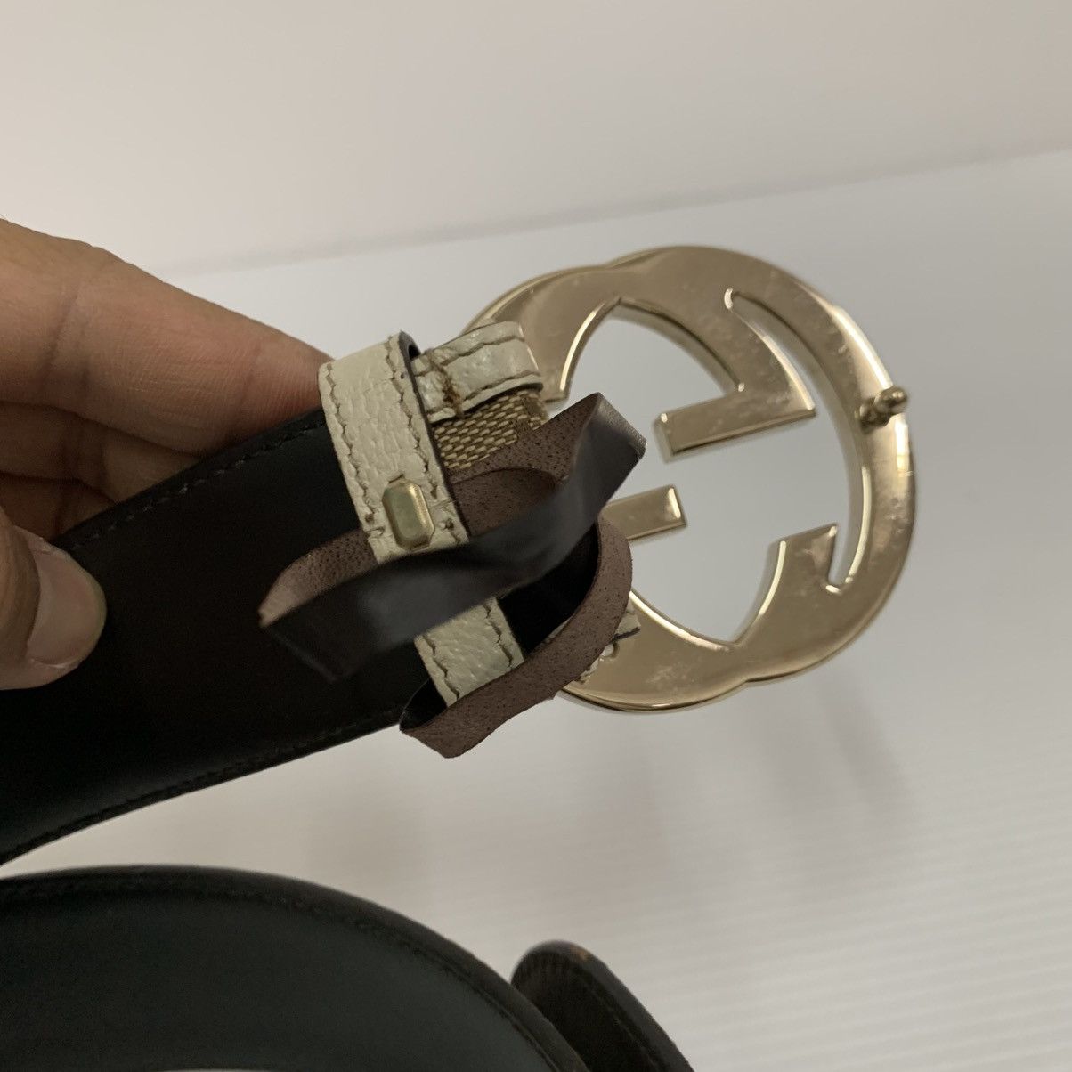 Gucci Gucci Monogram Belt Size 34 - 5 Thumbnail