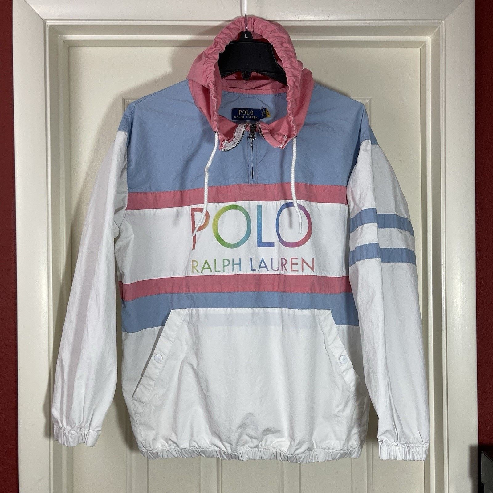 Polo Ralph Lauren Polo Ralph Lauren Jacket Womens Small Color Block Pullover Size S / US 4 / IT 40 - 3 Thumbnail