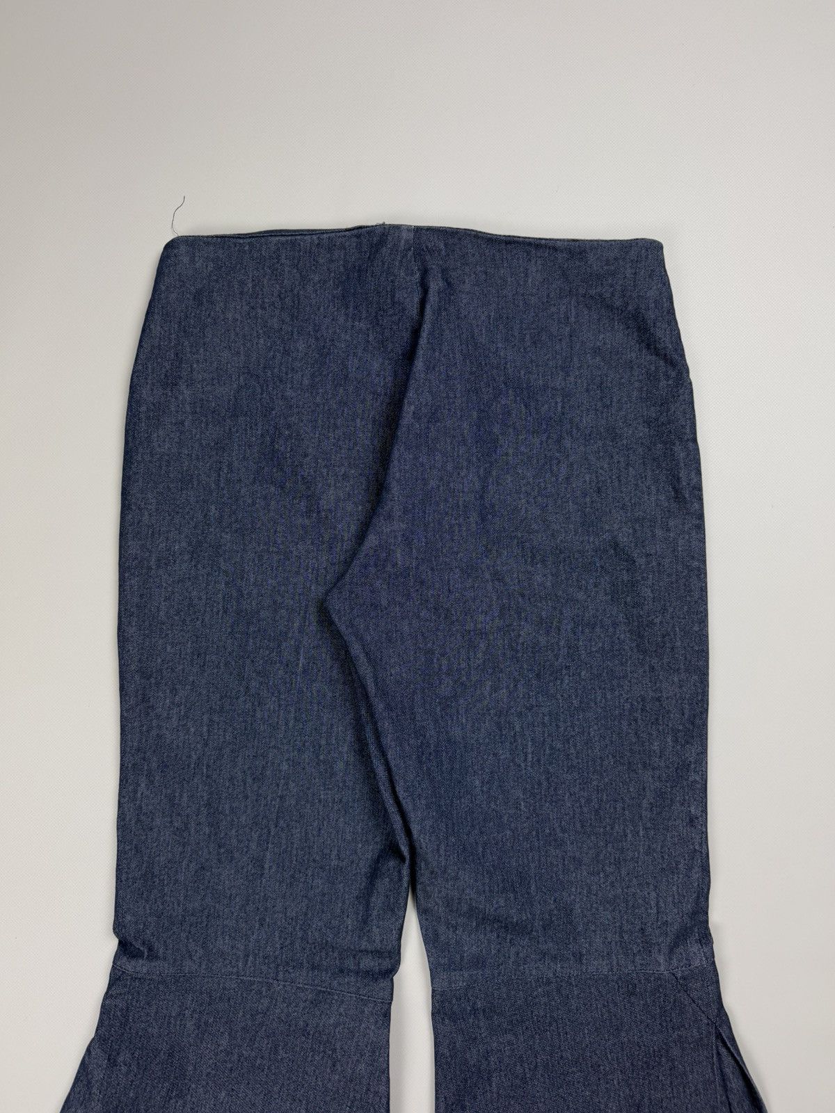 Japanese Brand Orimono Ladies Japanese Flared Low Rise Y2K Jeans Pants Size 32" / US 10 / IT 46 - 21 Thumbnail