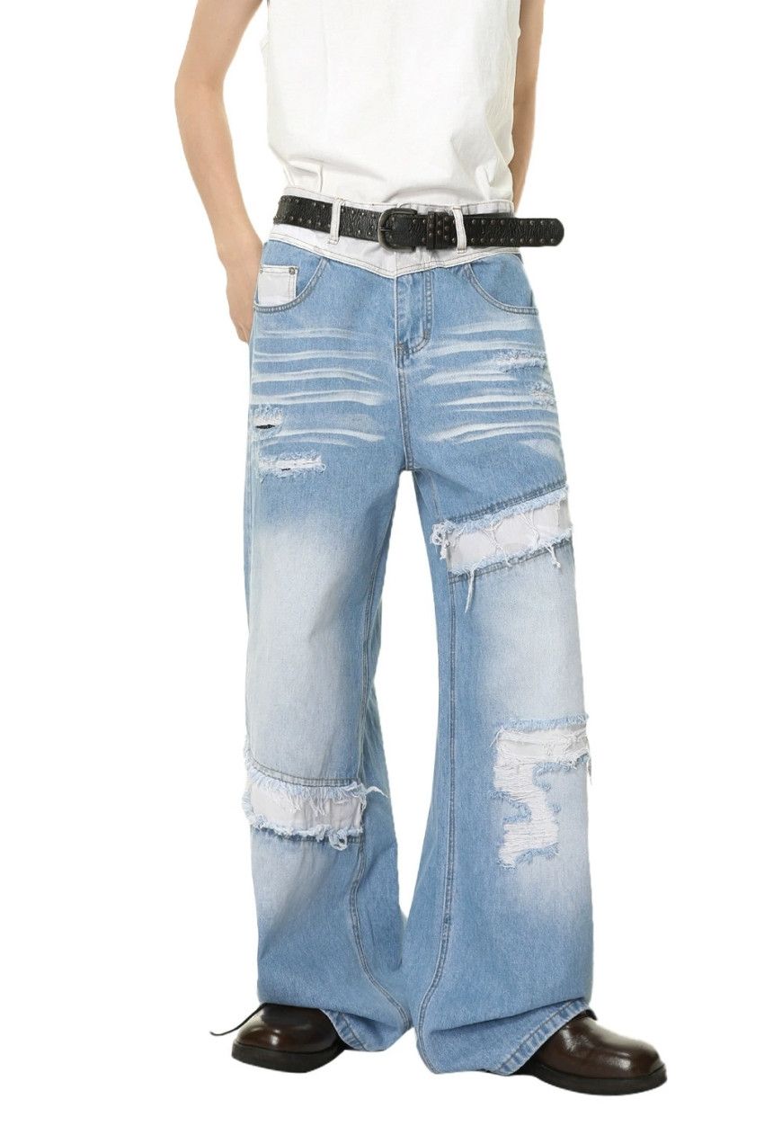 Other Men’s Patchwork distressed denim Size US 30 / EU 46 - 5 Thumbnail