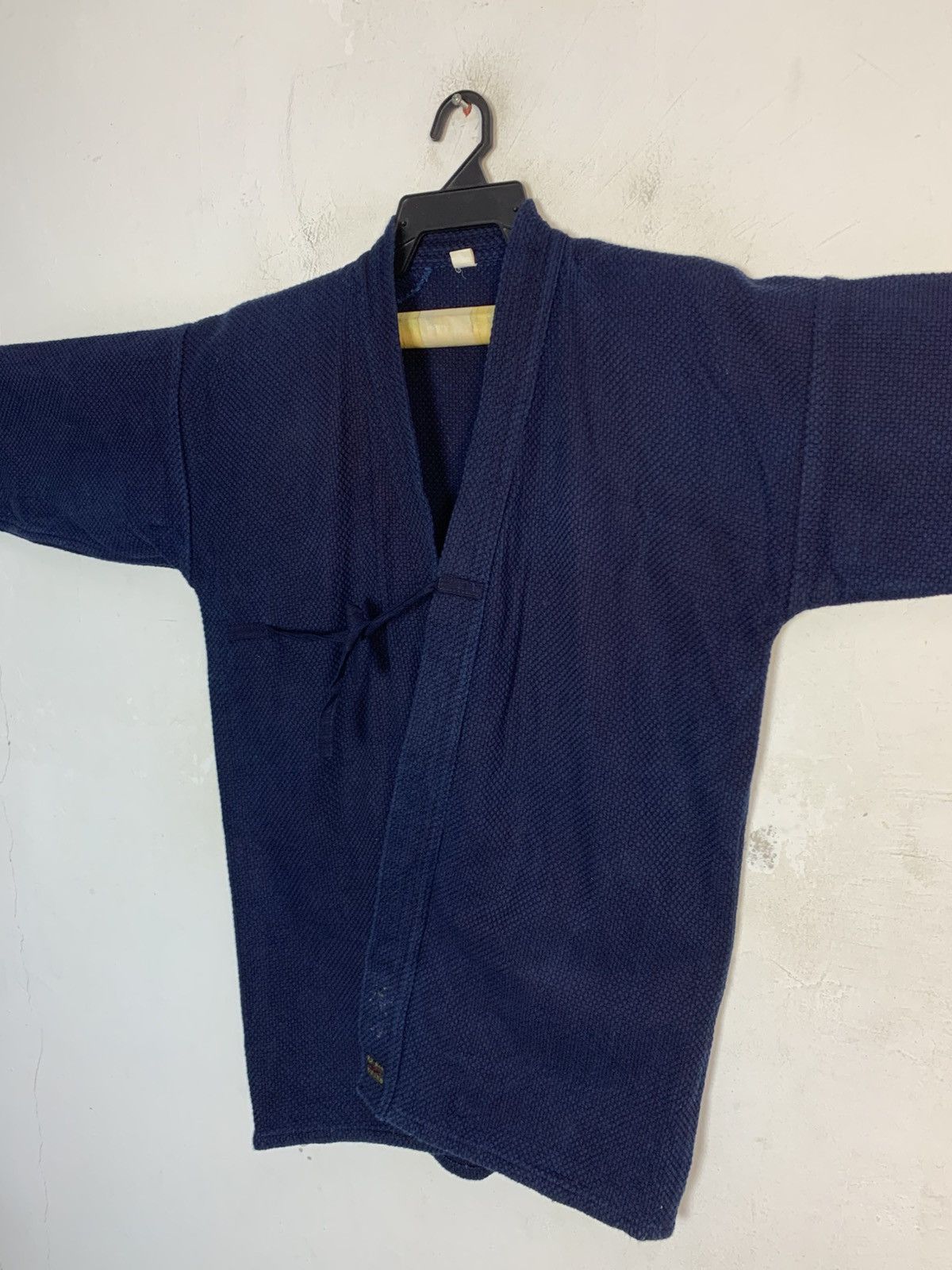 Other Sashiko Noragi Haori Heavy Denim Robe Kimono Boro Kendo Size US L / EU 52-54 / 3 - 4 Thumbnail