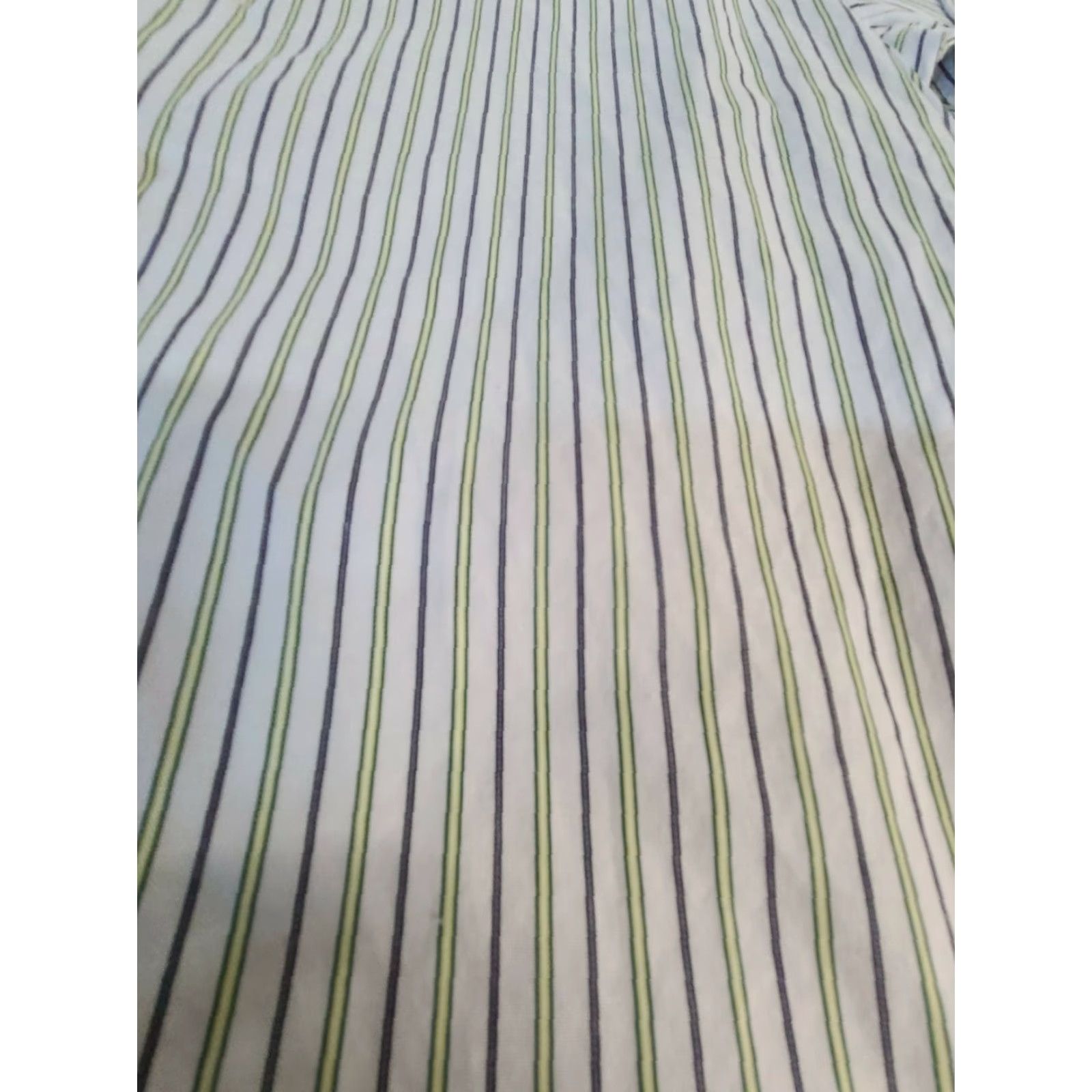 Banana Republic Banana Republic Shirt Striped 2-Ply 100% Cotton Men XL X-Large Button-Front Long Sleeve Multicolor Button-Up Shirt Size US XL / EU 56 / 4 - 2 Thumbnail