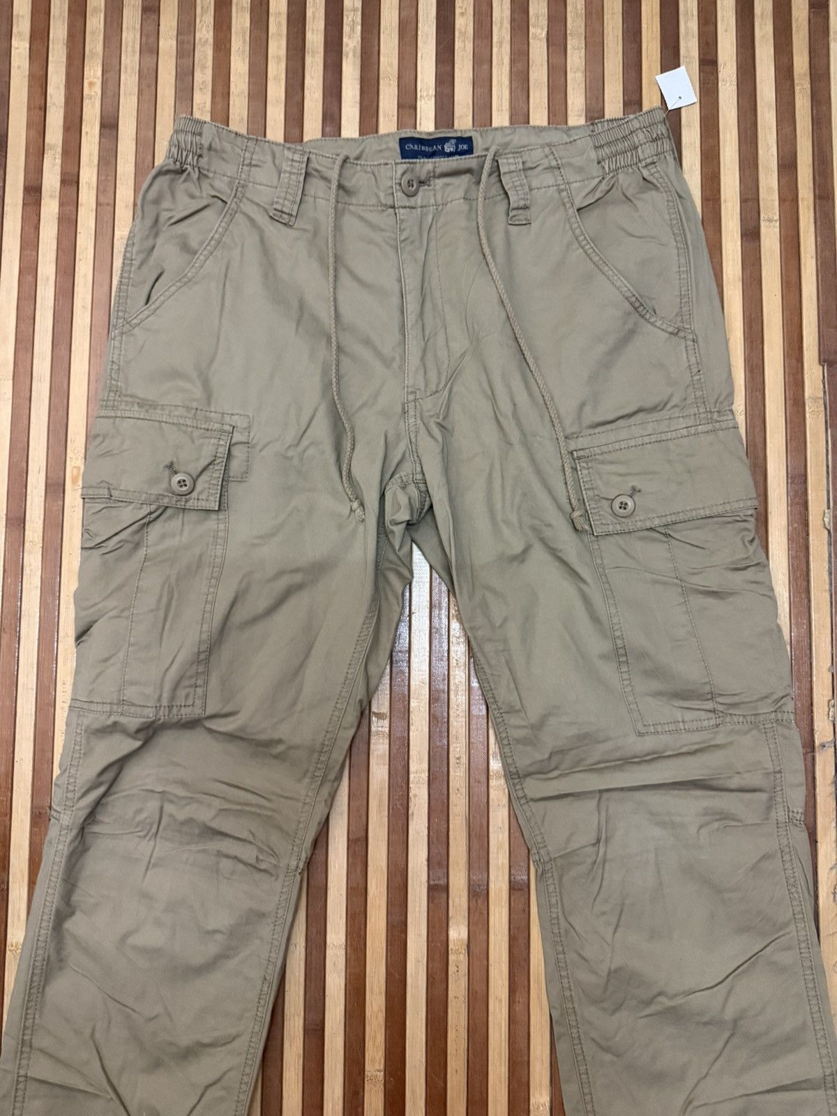 Caribbean Vintage CARIBBEAN Cargo Pants Big Pockets Streetwear W33X31 Size US 33 - 2 Thumbnail