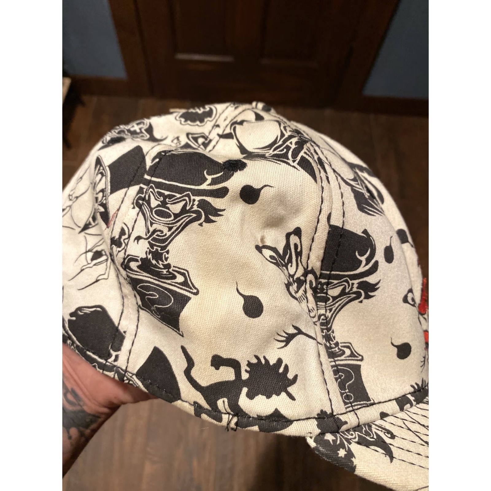 Vintage NWT ICP Insane Clown Posse Hatchet Man Juggalo Milenko Flex Hat Cap Size ONE SIZE - 6 Thumbnail