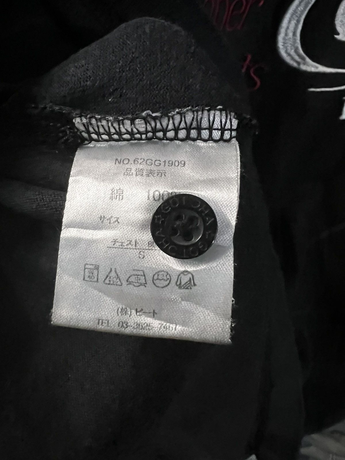 Gotcha × Punk and Yo × Seditionaries GOTCHA GOLF EMBROIDERY FADED BLACK SHIRT RARE Size US S / EU 44-46 / 1 - 12 Thumbnail