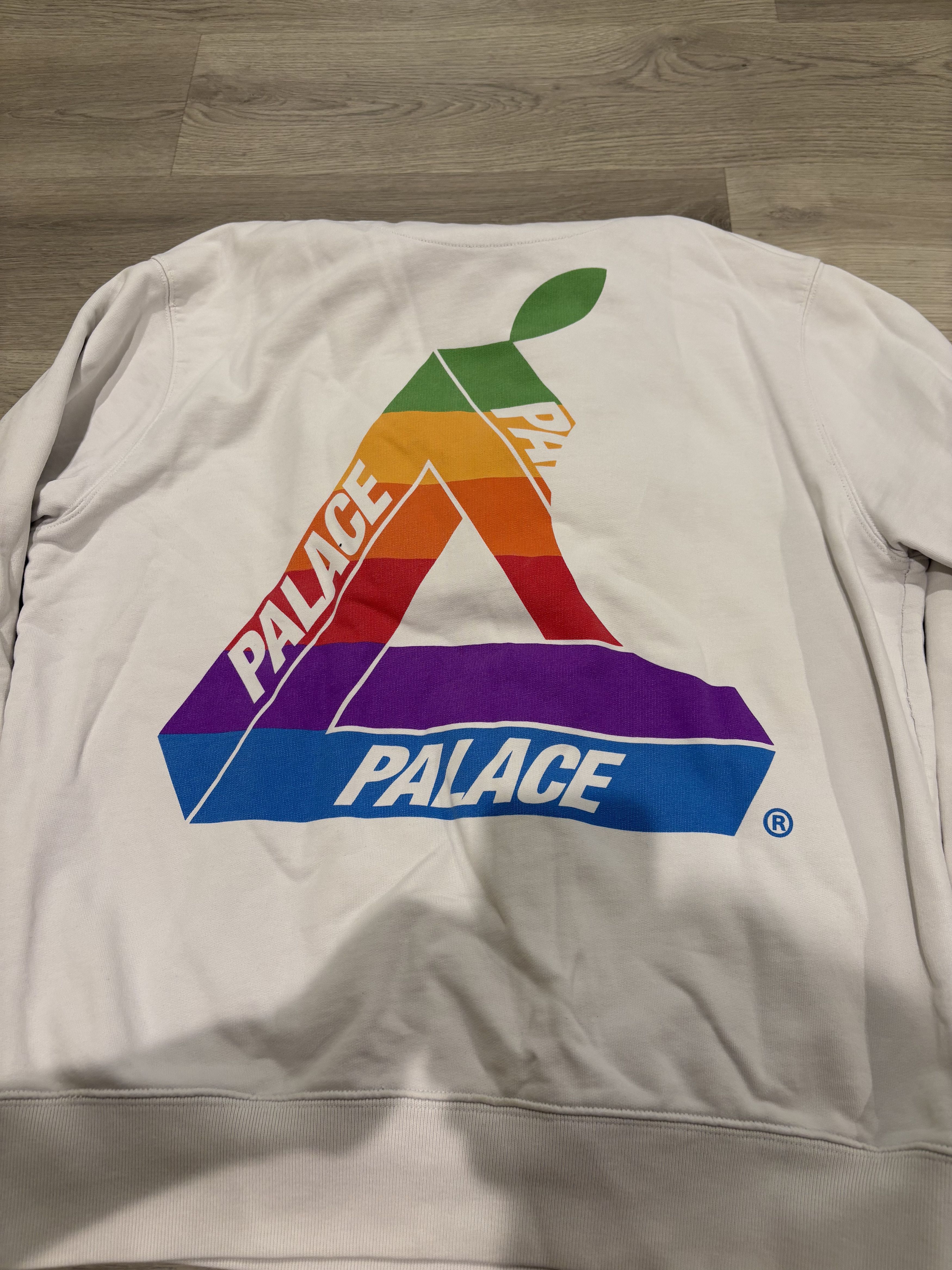 Palace Palace Apple Logo Hoodie Grailed