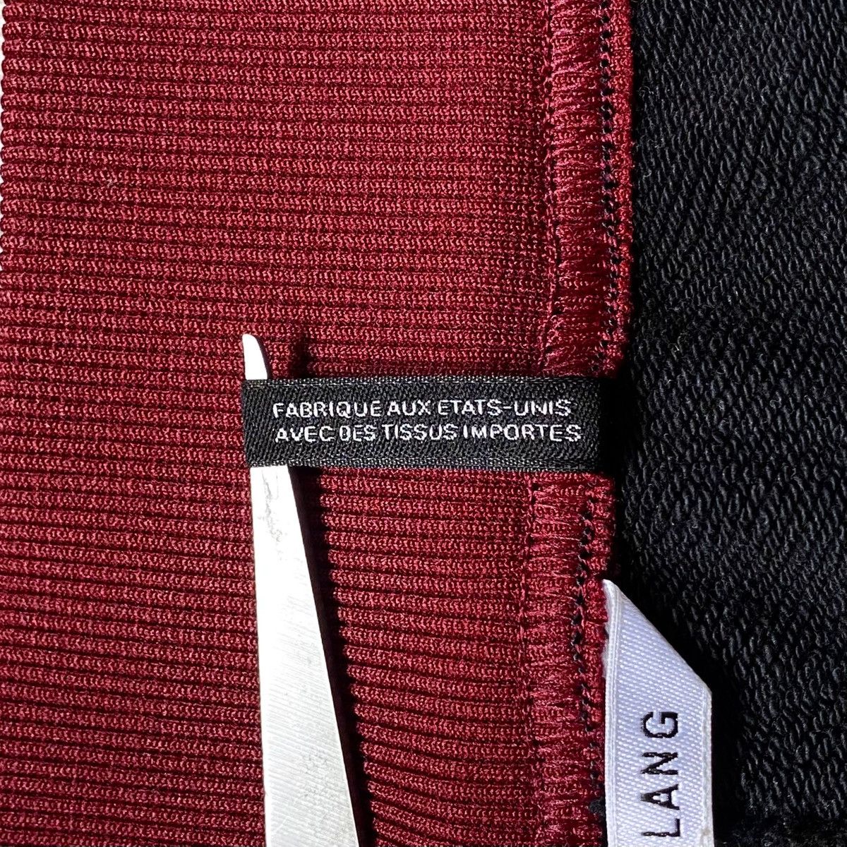 Women’s Helmut Lang Side Stripe Heavy Sweatpants Asymmetric