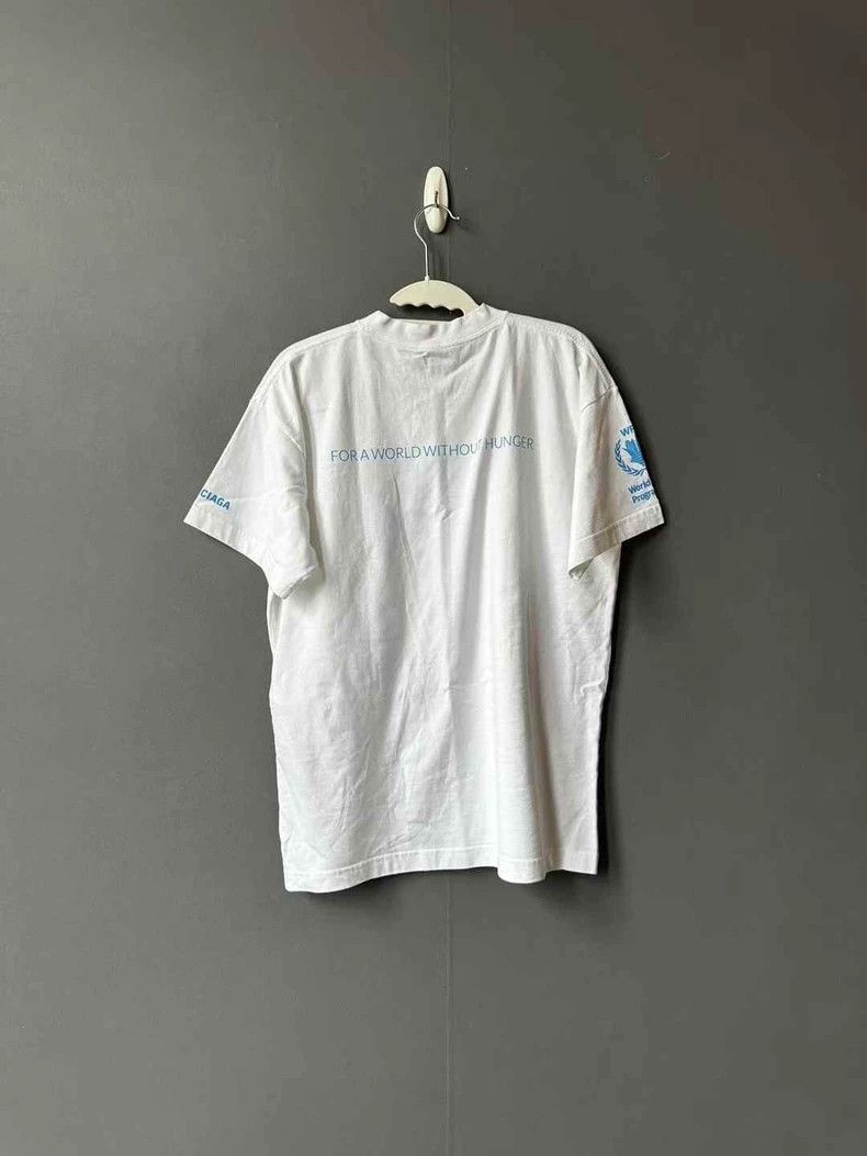 Balenciaga Balenciaga White Charity Short Sleeve Tee-2506 Size US XS / EU 42 / 0 - 2 Thumbnail
