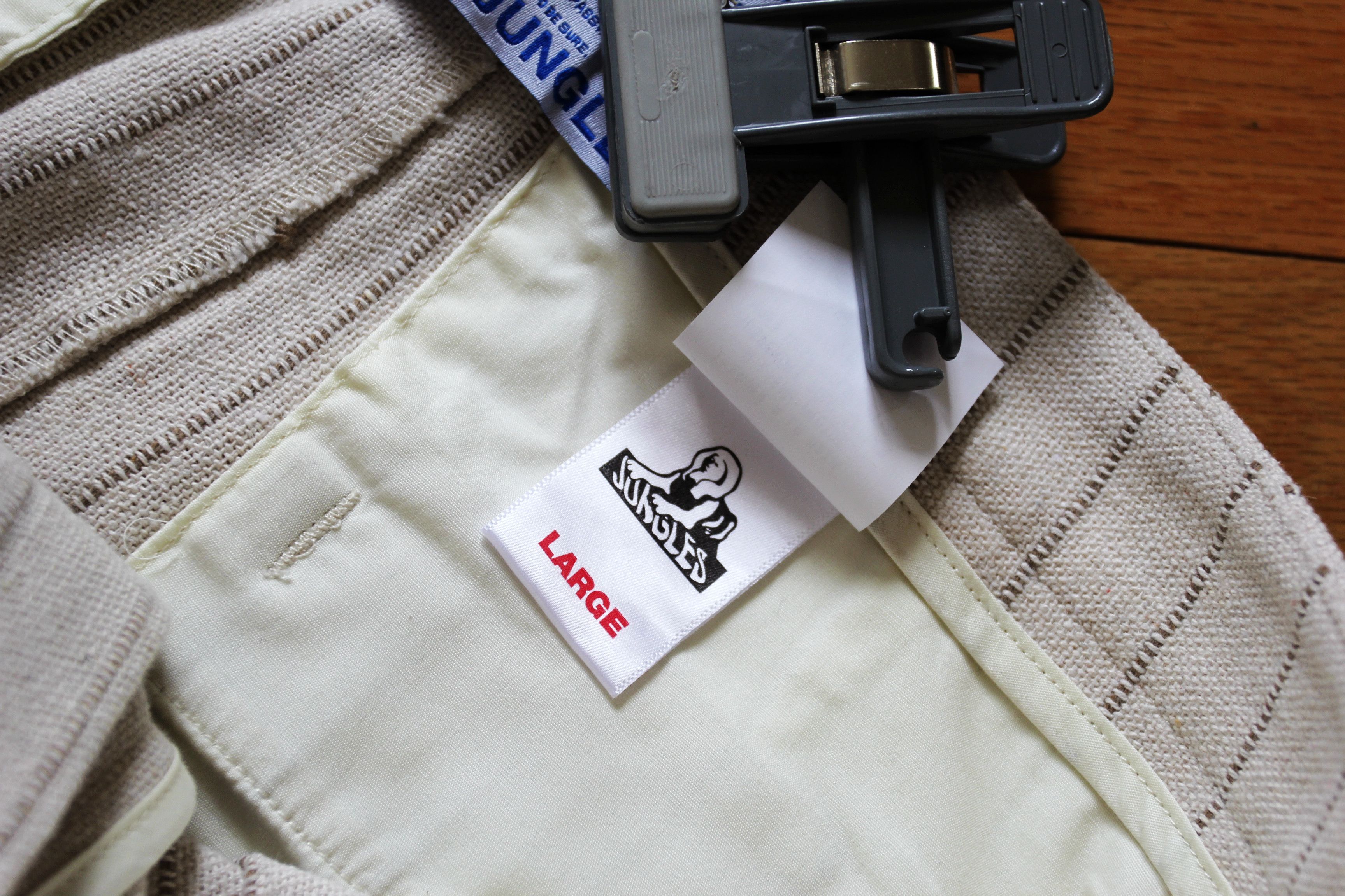 Jungles BNWT SS24 JUNGLES JUNGLES ORNAMENTS PLEATED PANTS L Size US 34 / EU 50 - 9 Thumbnail