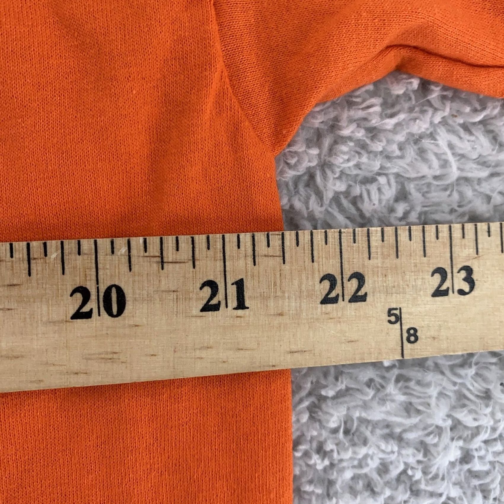 Hanes Hanes 100% Cotton Heavyweight 50/50 Crewneck T-Shirt Orange L Mens Regular Fit Short Sleeve Tee Size US L / EU 52-54 / 3 - 5 Thumbnail