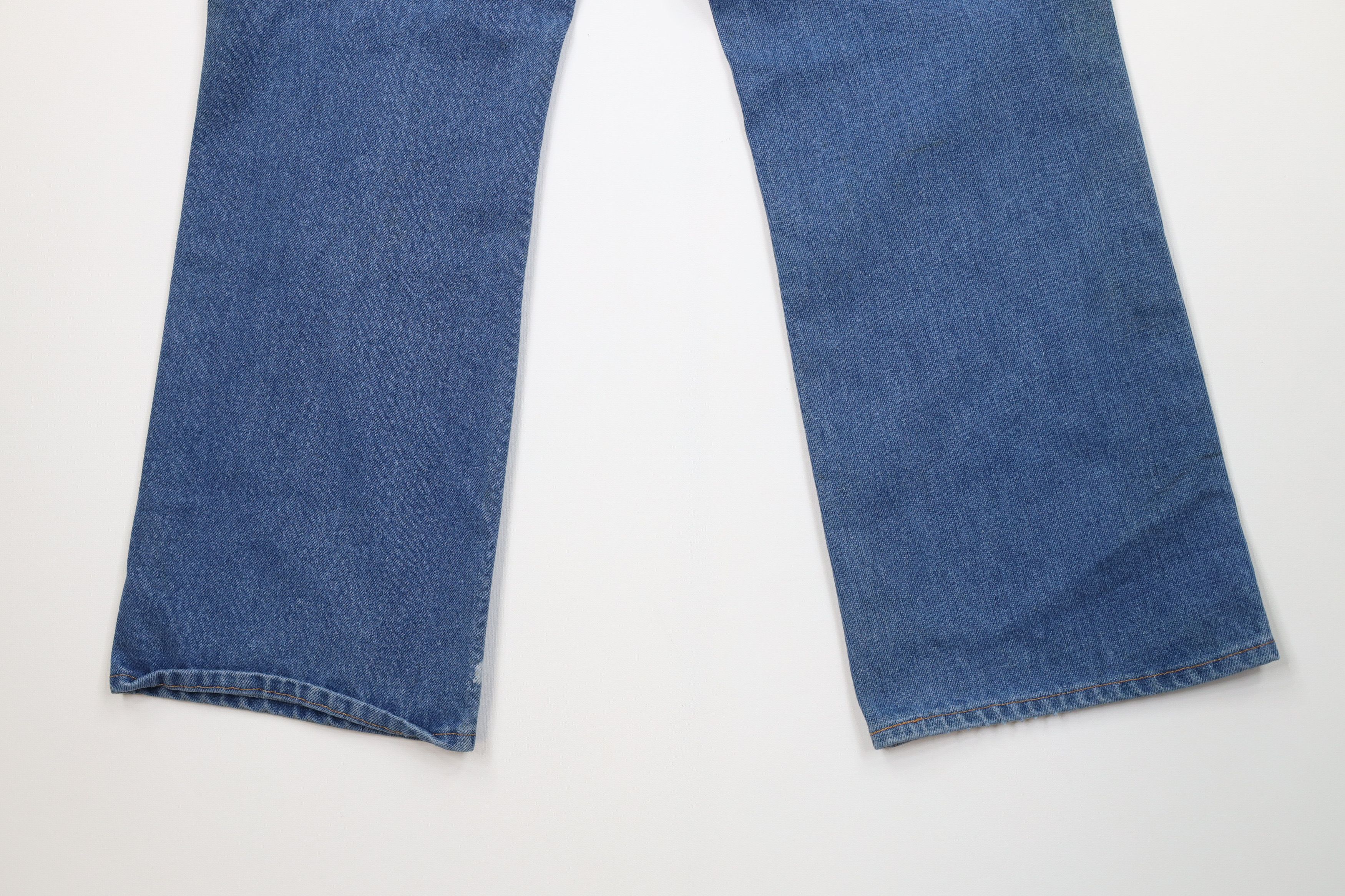 Vintage Vintage 70s Streetwear Wide Leg Denim Jeans Blue Cotton USA Size US 36 / EU 52 - 14 Thumbnail