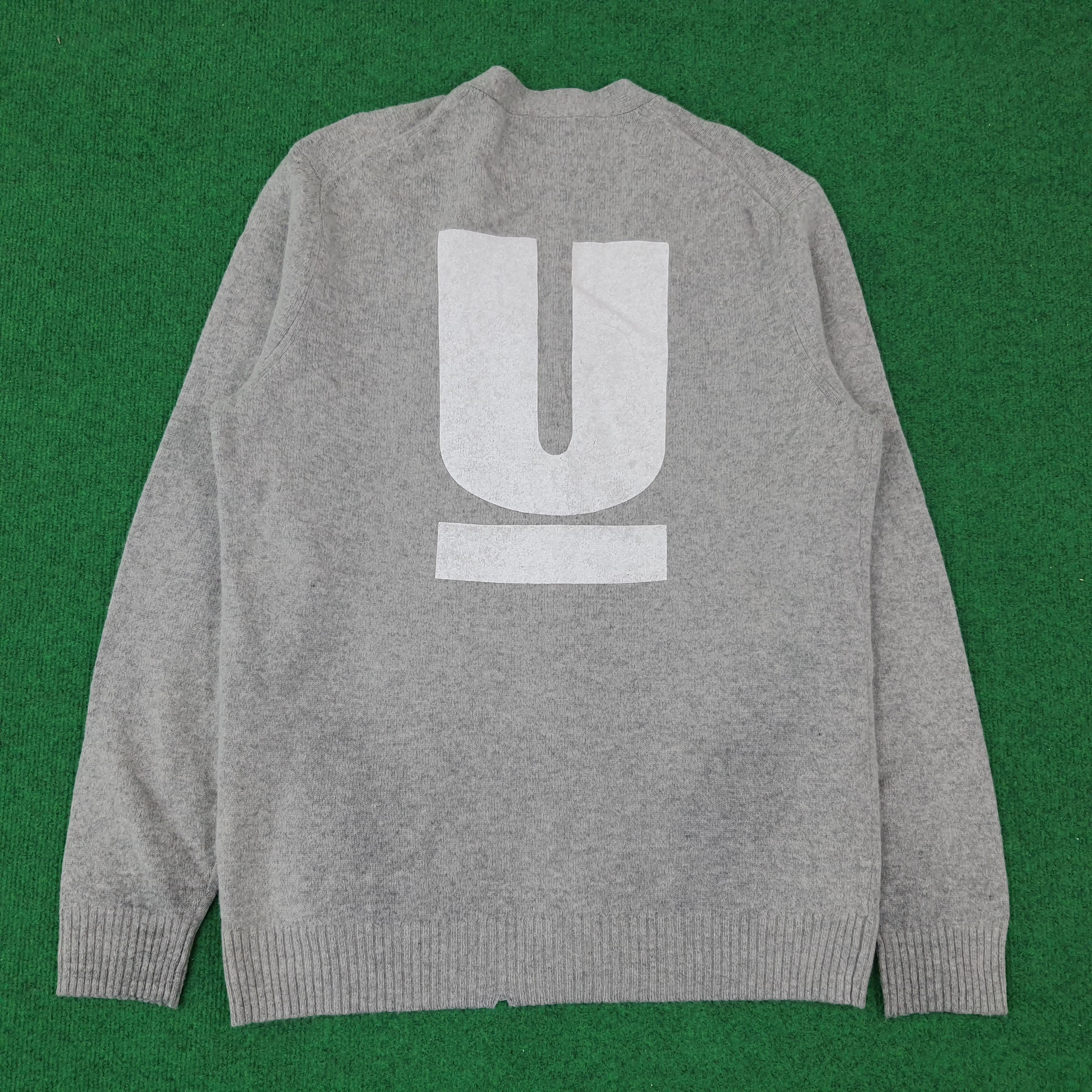 Japanese Brand × Vintage Vintage Uniqlo x Custom Undercover Logo Cardigan C233N21 Size US L / EU 52-54 / 3 - 1 Thumbnail