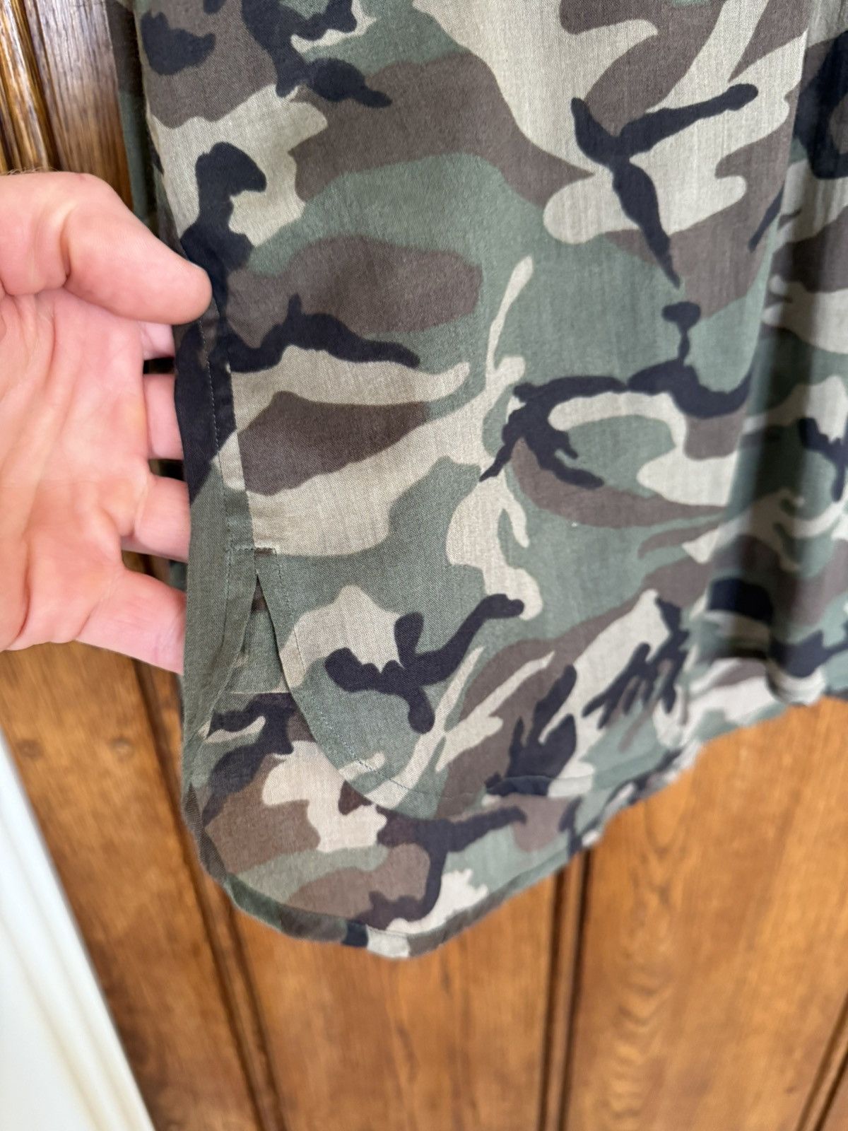 Saint Laurent Paris SS16 Saint Laurent camouflage camo shirt 😍 Hedi Slimane 41 Size US L / EU 52-54 / 3 - 15 Thumbnail