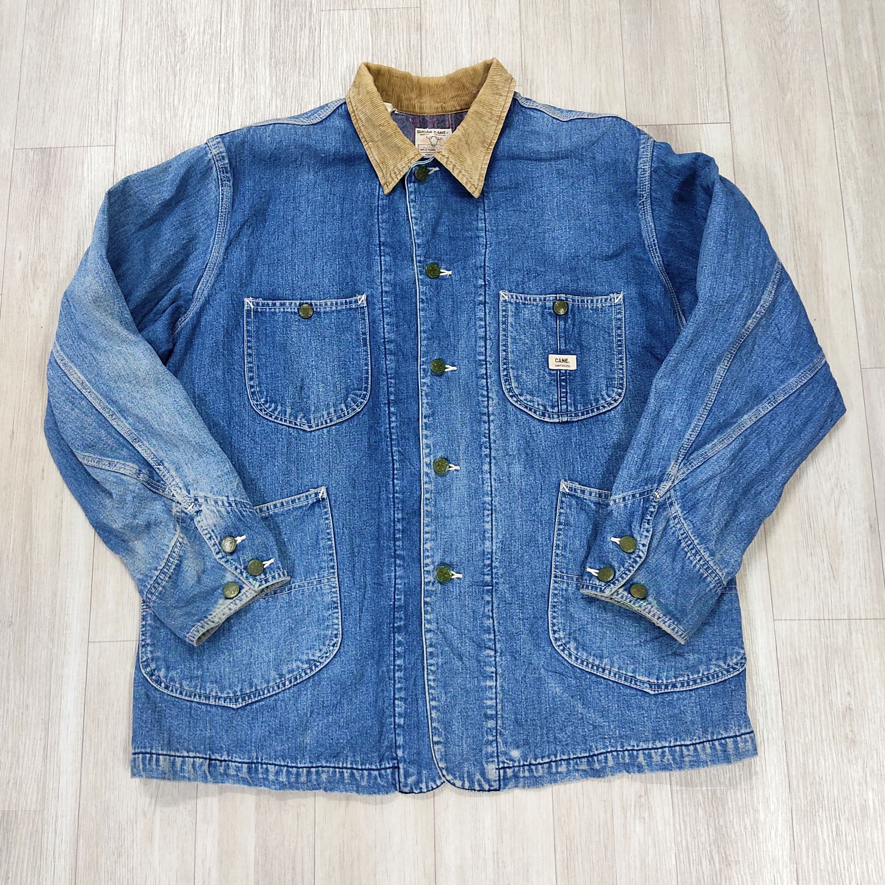 Sugar Cane Vintage Sugar Cane Blanket Lined Sanforized Chore Jacket Size US L / EU 52-54 / 3 - 4 Thumbnail