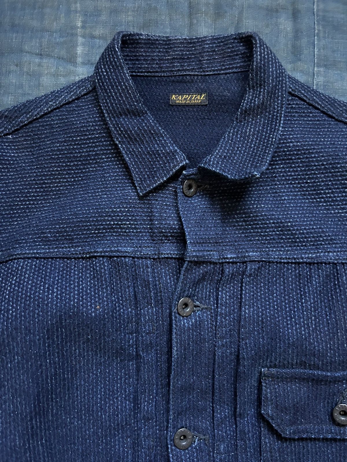 Kapital Kapital indigo CENTURY DENIM 1st Jacket NO. 1.2.3-S Size US M / EU 48-50 / 2 - 3 Thumbnail