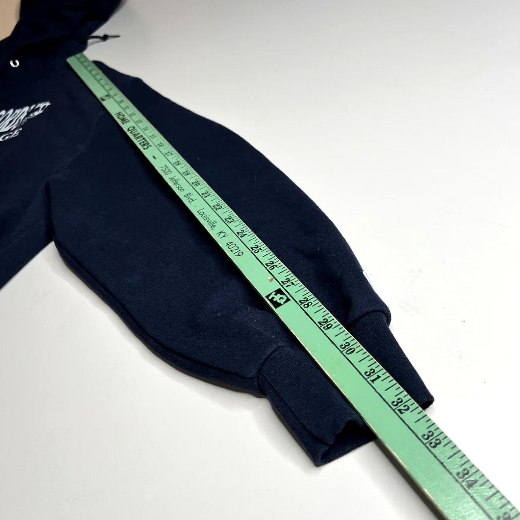 Champion Champion Hoodie Mens 3XL Blue Fleece New Age Records Straight Edge Punk Rock Graphic Print Front Kangaroo Pocket Cuffed Crew Neck Pullover Size US XXL / EU 58 / 5 - 7 Thumbnail