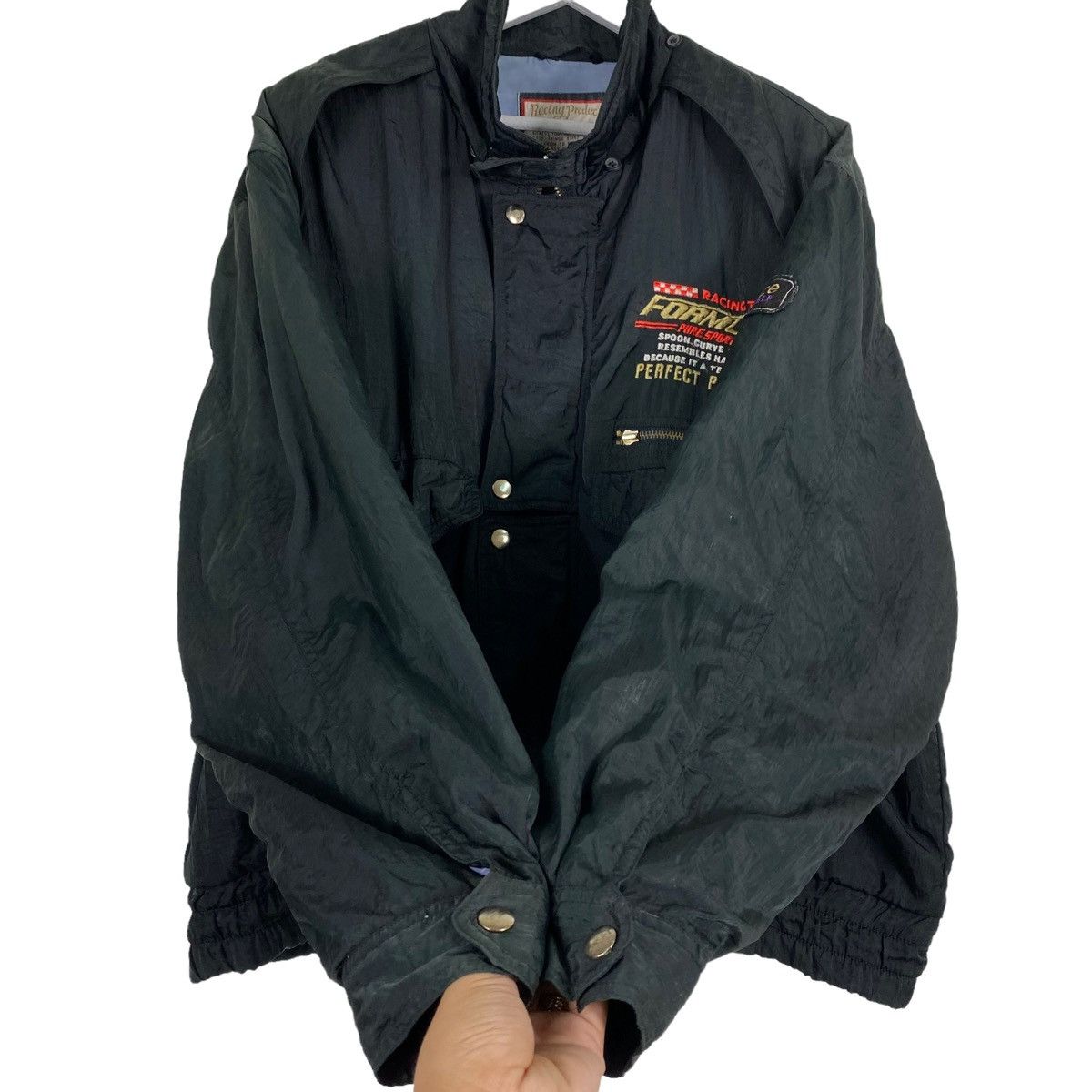Hein Gericke × Kadoya 💥VINTAGE FORMULA RACING PERFOMANCE BOMBER JACKET Size US L / EU 52-54 / 3 - 9 Thumbnail