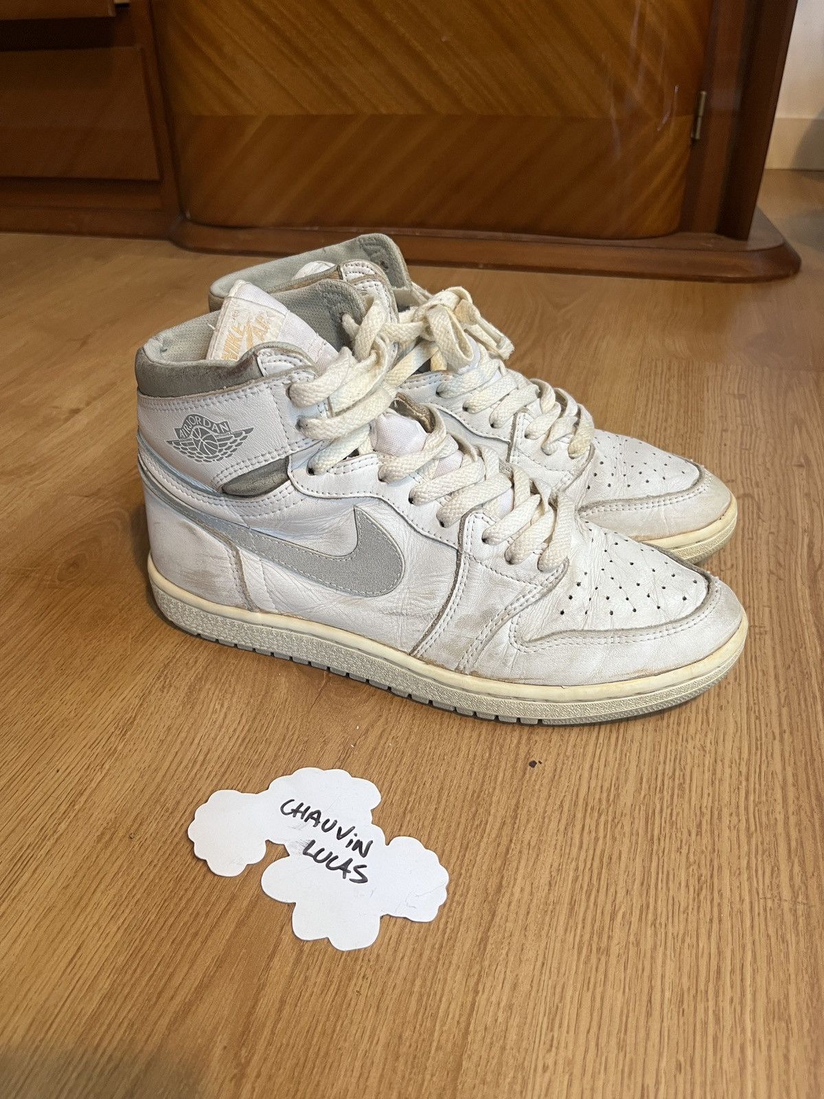 1985 neutral grey jordan 1 best sale