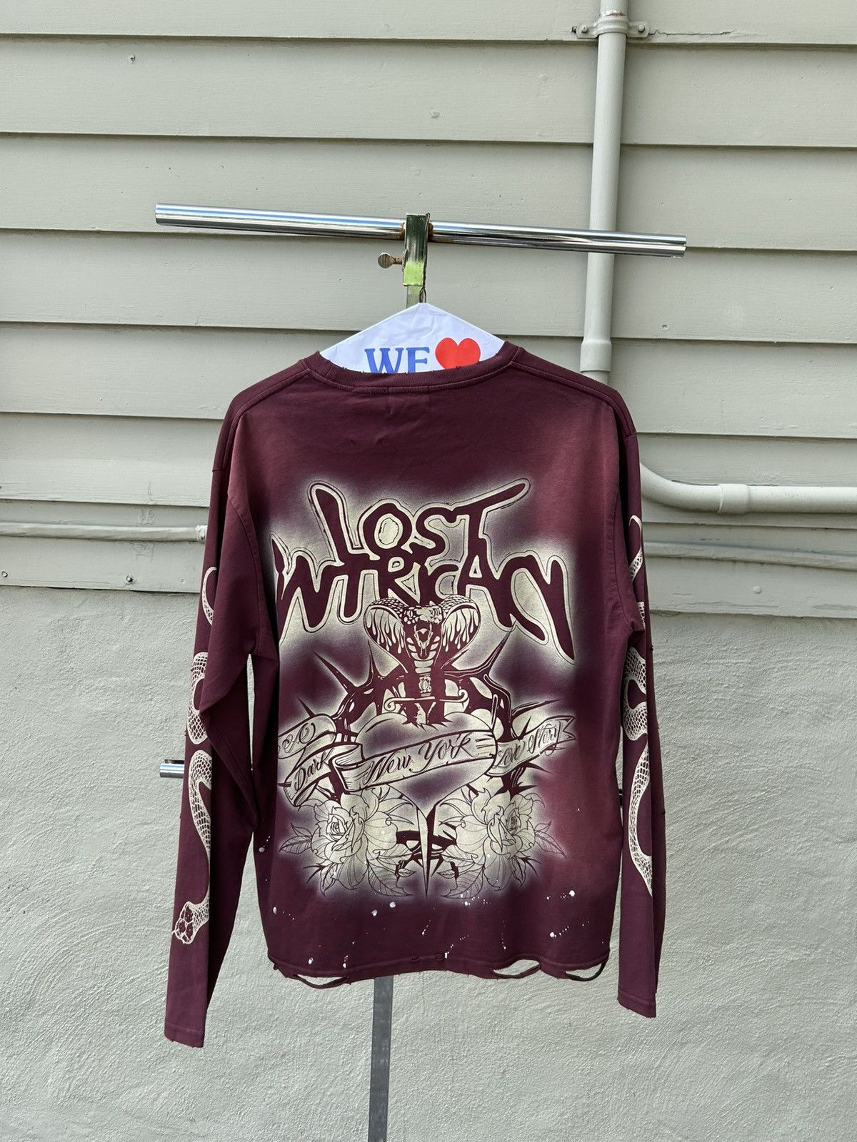 LOST INTRICACY Lost intricacy emerald burgundy angel long sleeve Size US XL / EU 56 / 4 - 3 Thumbnail