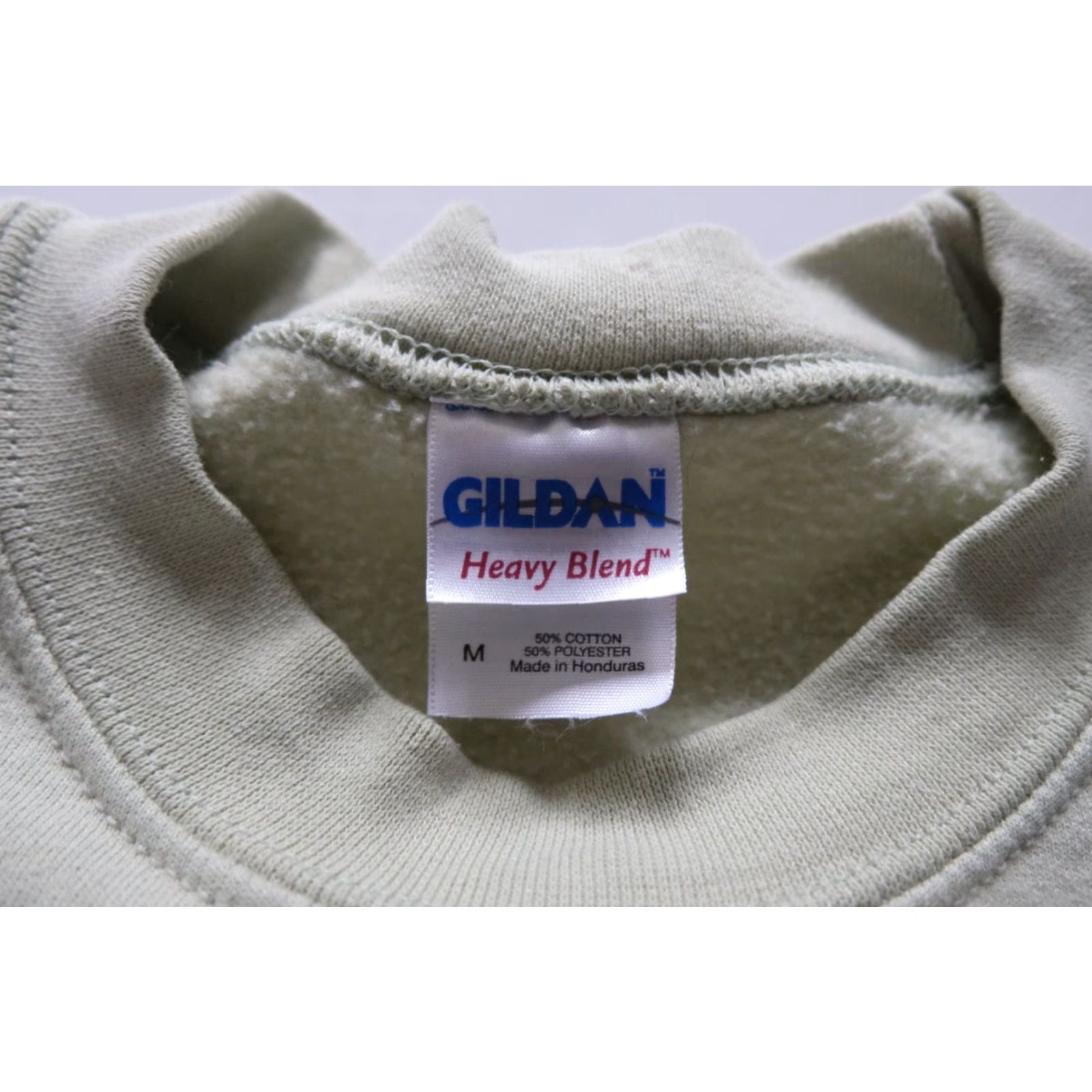 Gildan VINTAGE Gildan Bear Sweatshirt Crewneck Green 90s - Men Size M - Fall Heavyweight Fleece Graphic Print Pullover Size US M / EU 48-50 / 2 - 5 Thumbnail