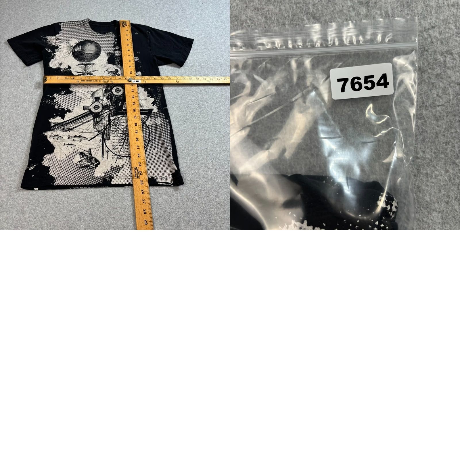 Threadless Threadless Heaven Earth Tshirt Men M Black Graphic Print Made USA Art To Wear Size US M / EU 48-50 / 2 - 8 Thumbnail