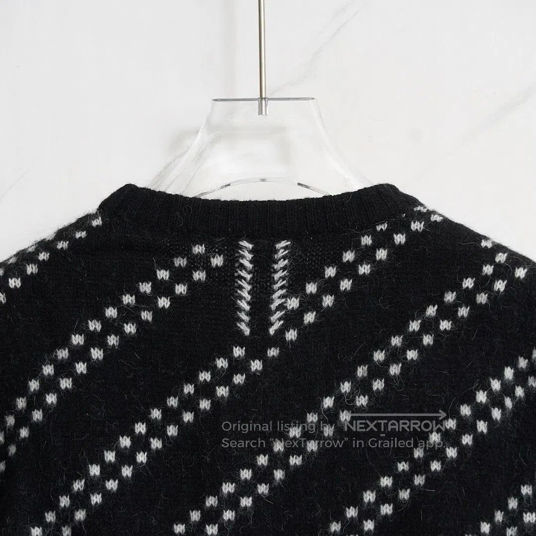 Saint Laurent Paris Saint Laurent Men's Zigzag Knit Sweater. Size US M / EU 48-50 / 2 - 5 Thumbnail